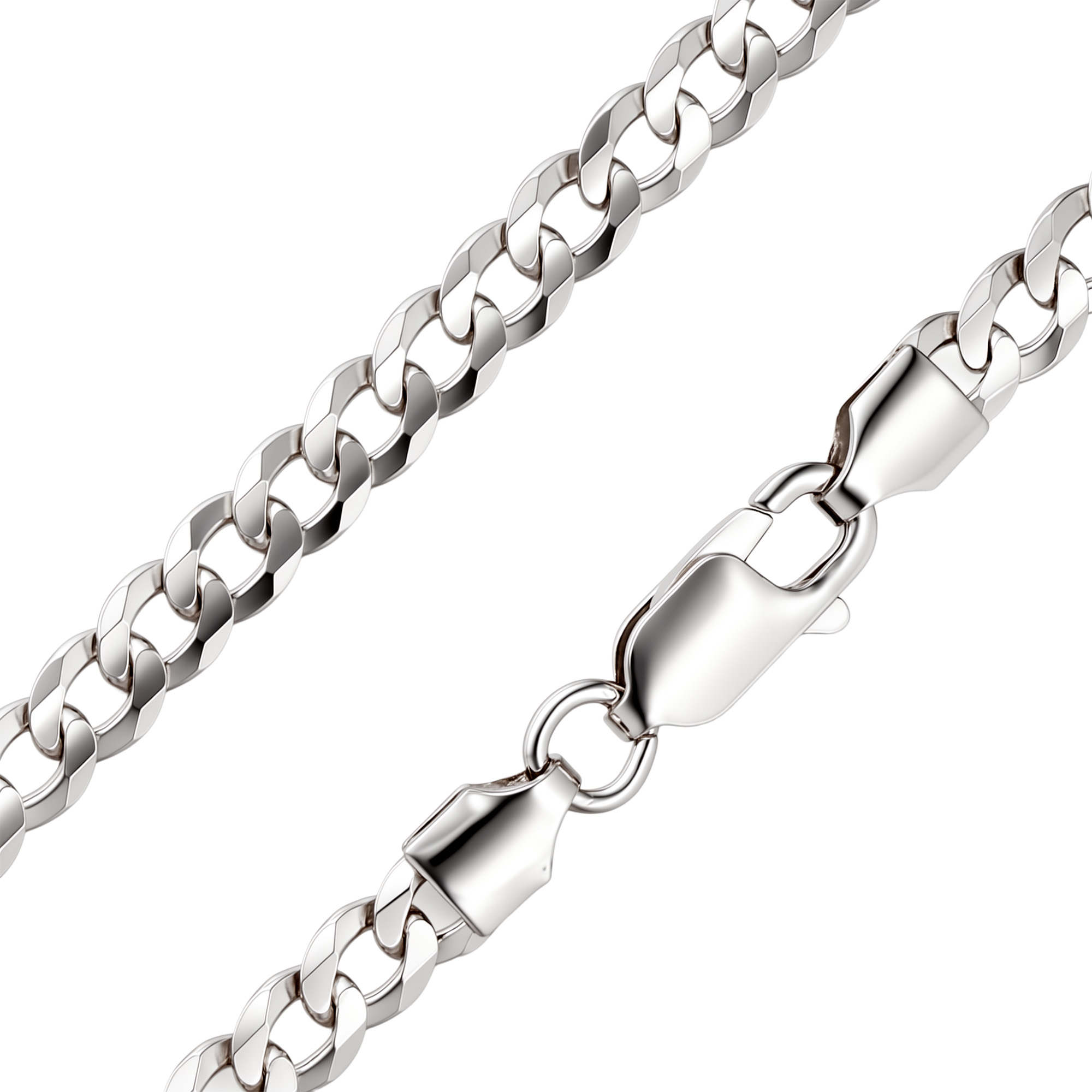 Paveikslėlis Sidabrinė grandinėlė "Curb"