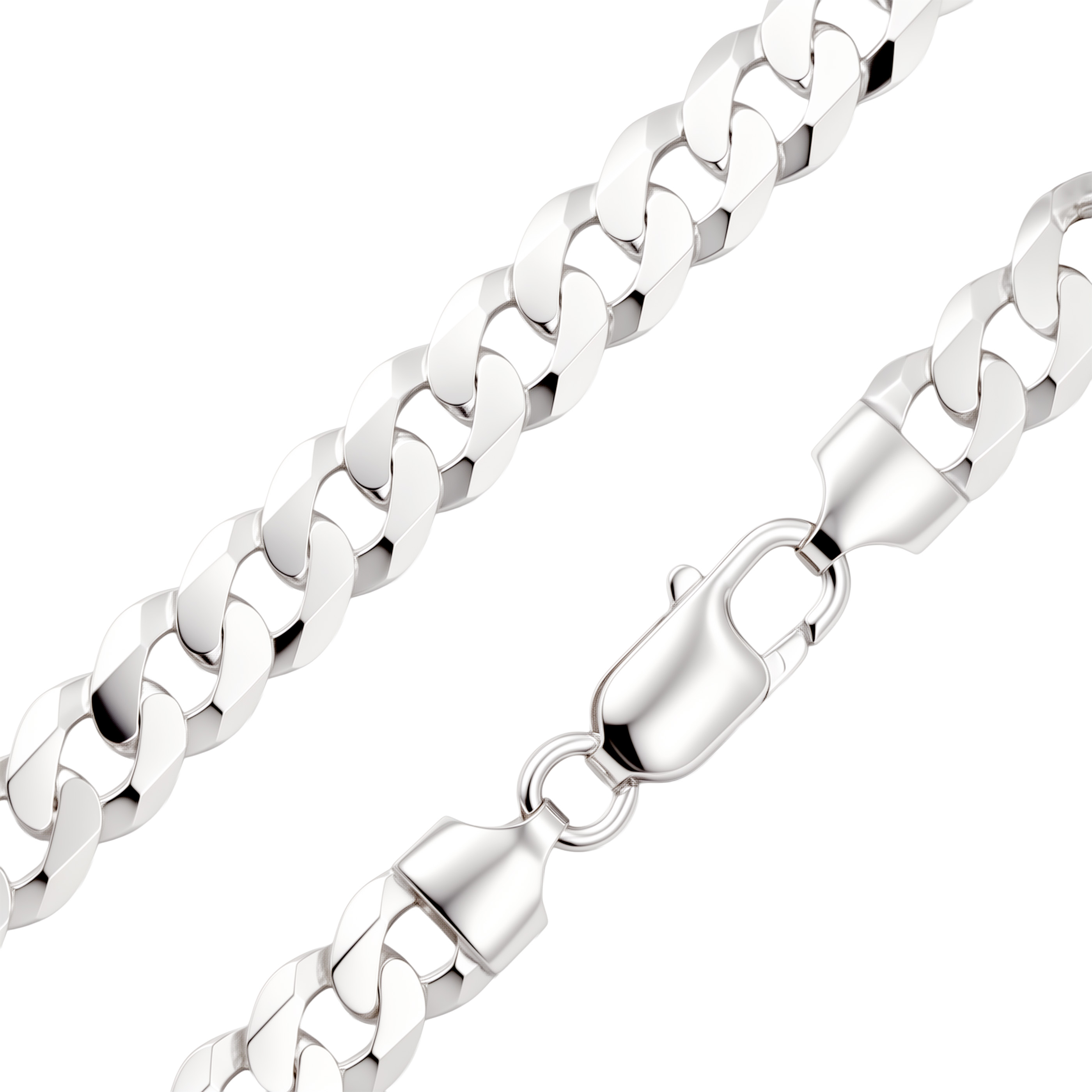 Paveikslėlis Sidabrinė grandinėlė "Curb"