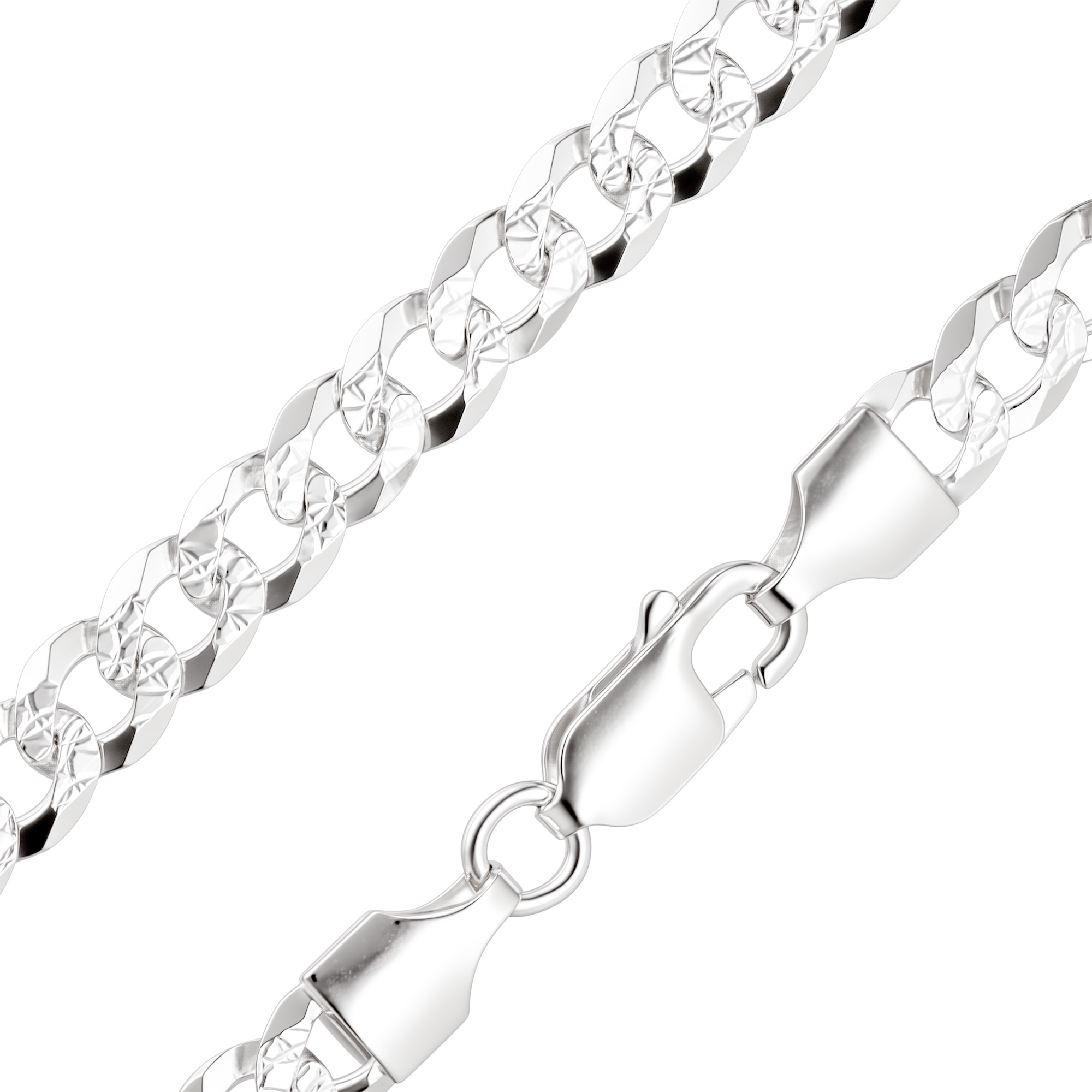 Paveikslėlis Sidabrinė grandinėlė "Curb"