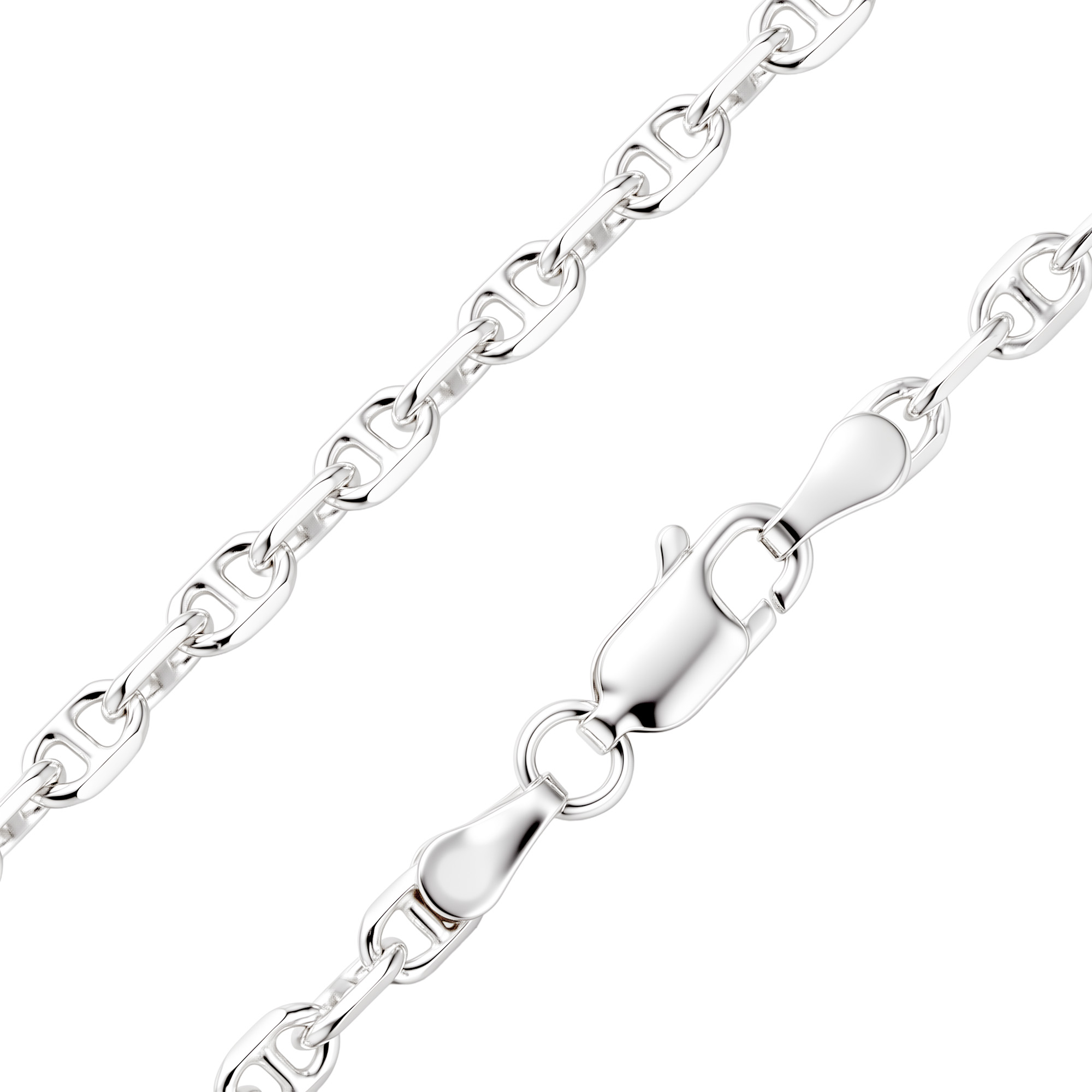 Paveikslėlis Sidabrinė grandinėlė "Marina"