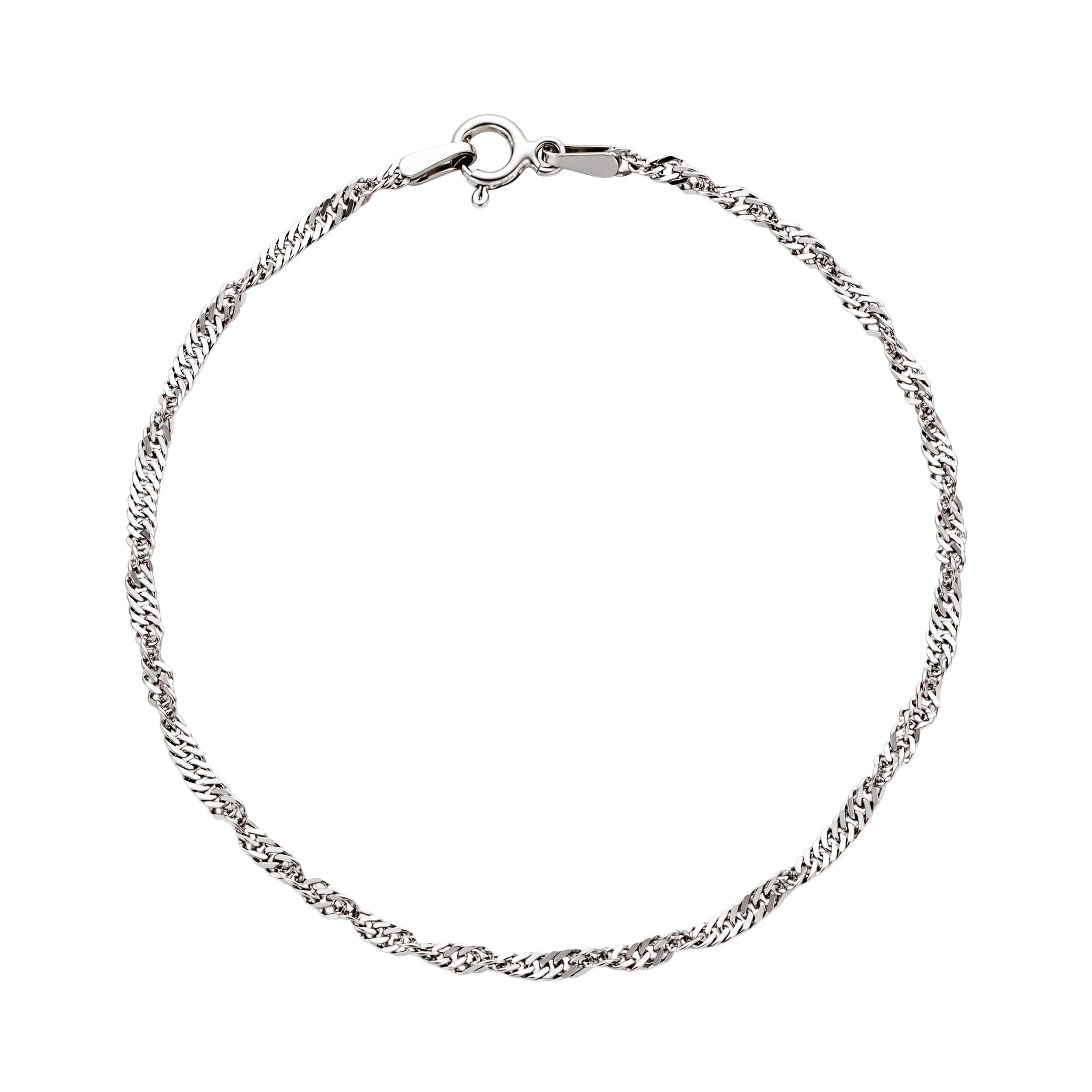 Paveikslėlis Sidabrinė apyrankė "Singapore"