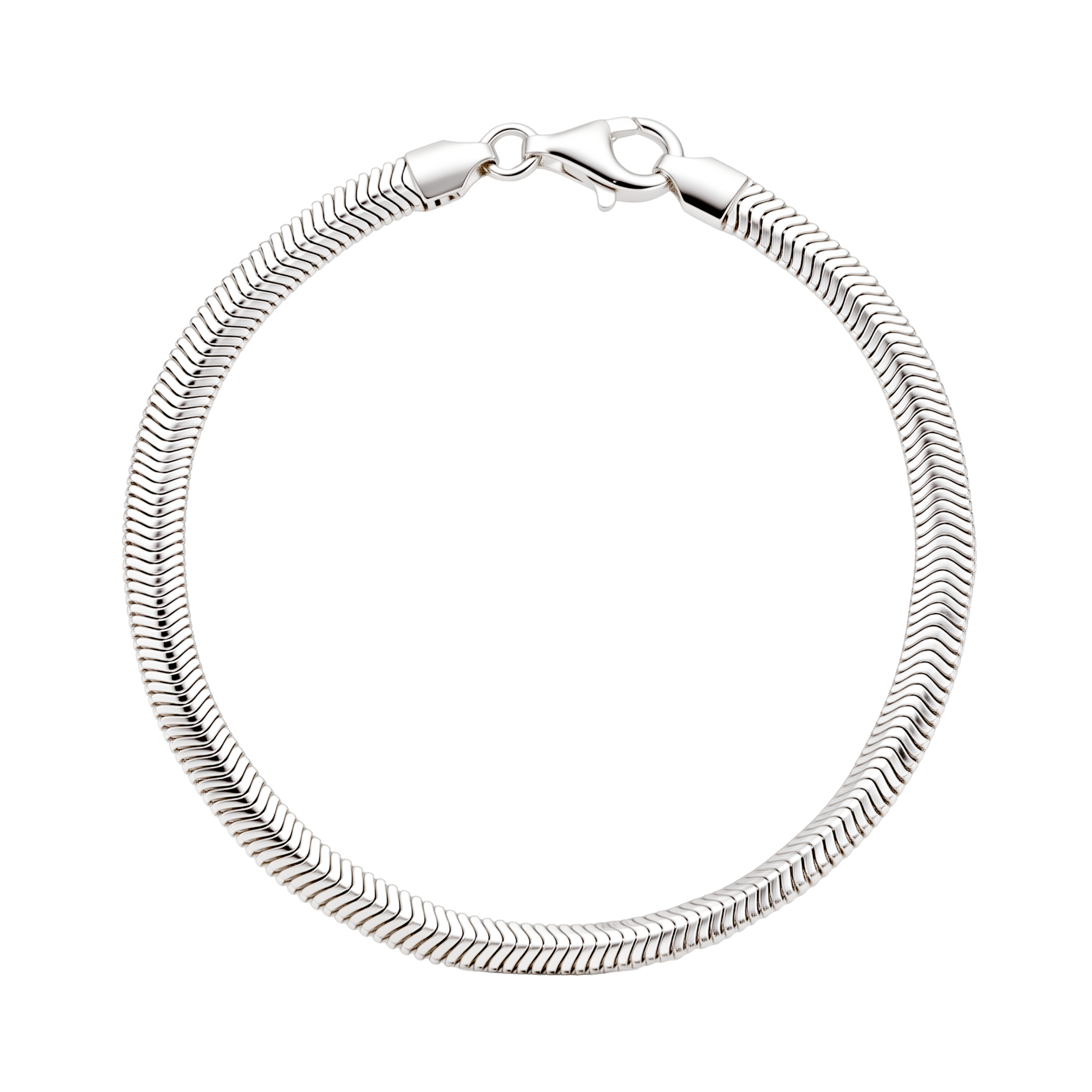 Paveikslėlis Sidabrinė apyrankė "Snake"