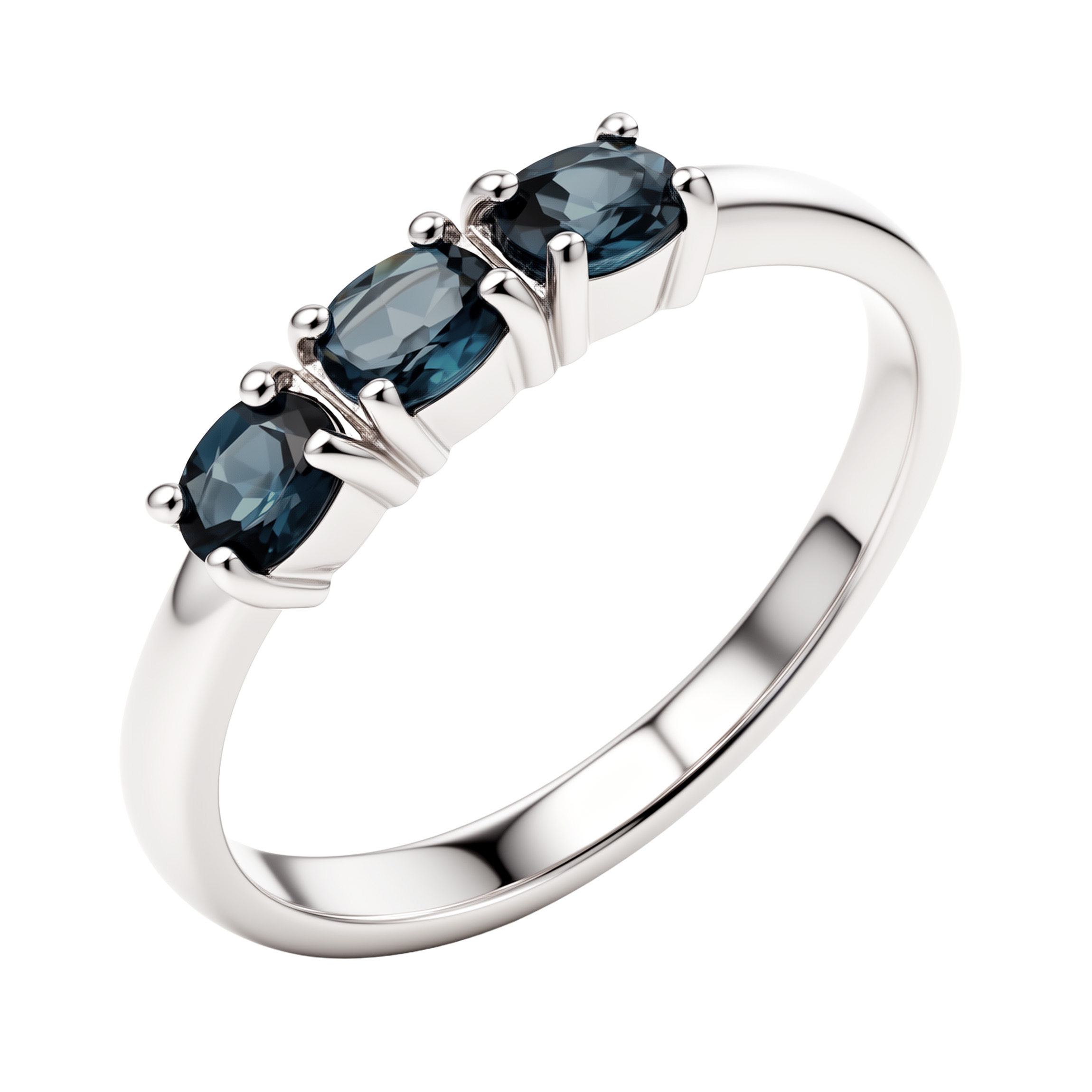 Paveikslėlis Sidabrinis žiedas su London topazais