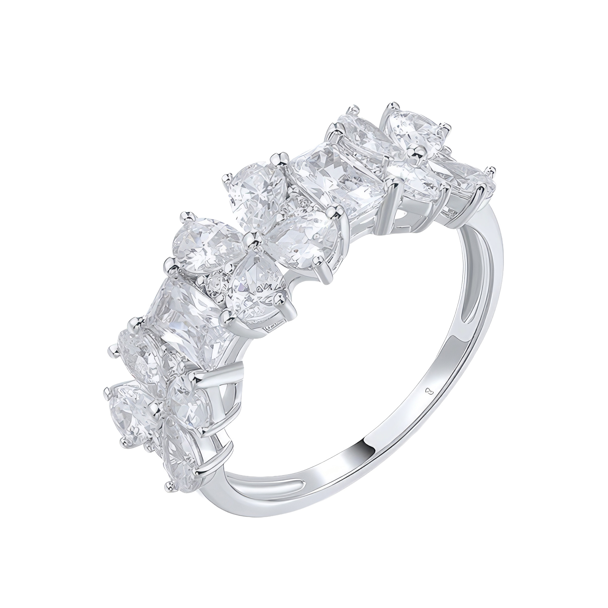 Paveikslėlis Sidabrinis žiedas su cirkoniais