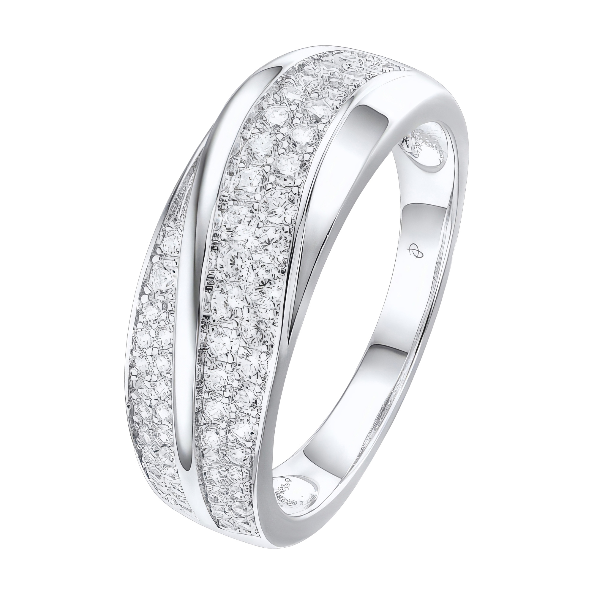 Paveikslėlis Sidabrinis žiedas su cirkoniais