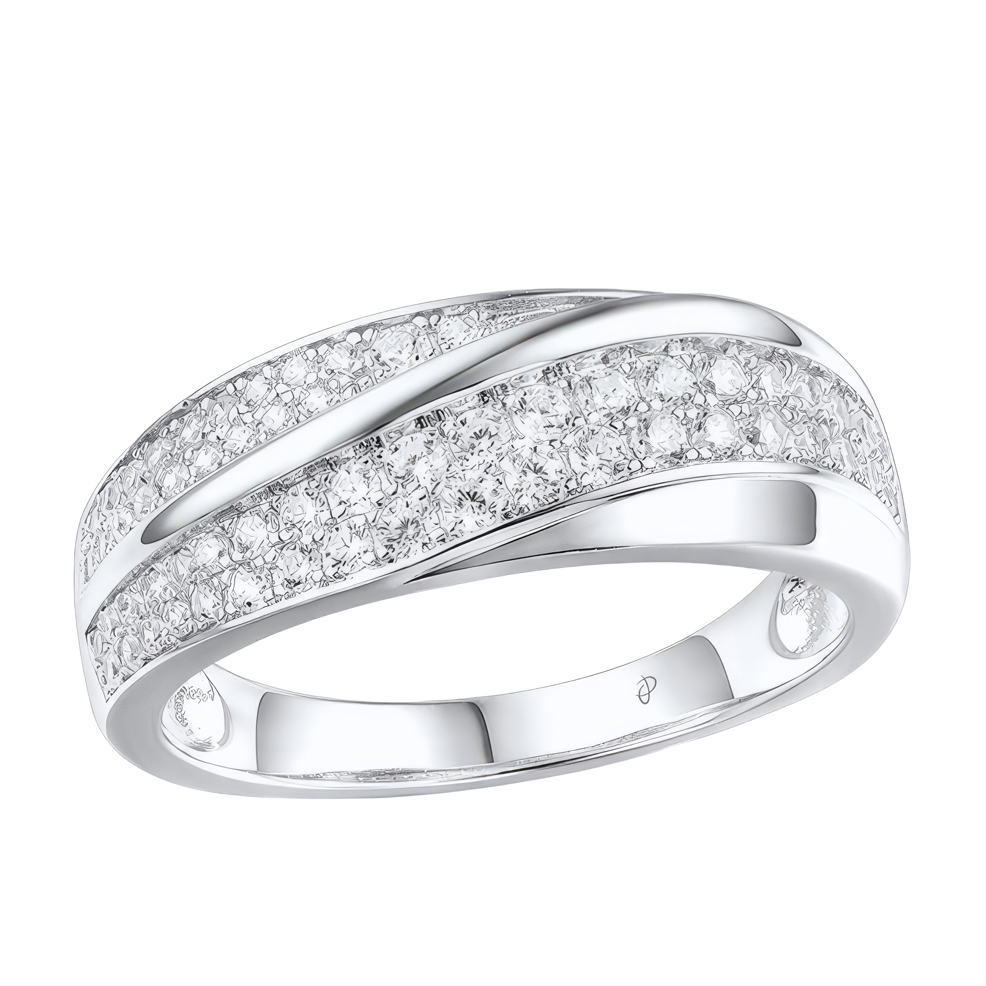 Paveikslėlis Sidabrinis žiedas su cirkoniais