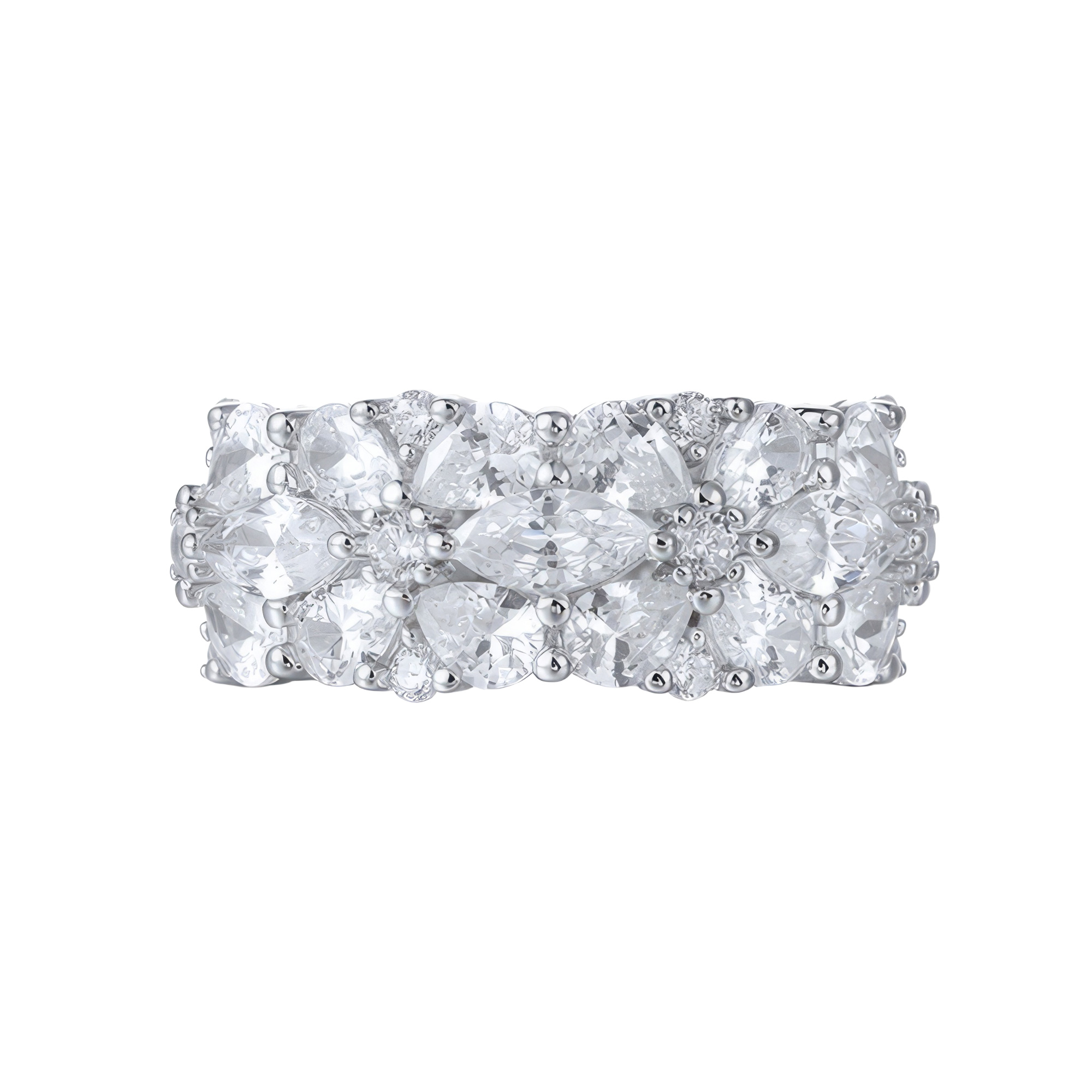 Paveikslėlis Sidabrinis žiedas su cirkoniais