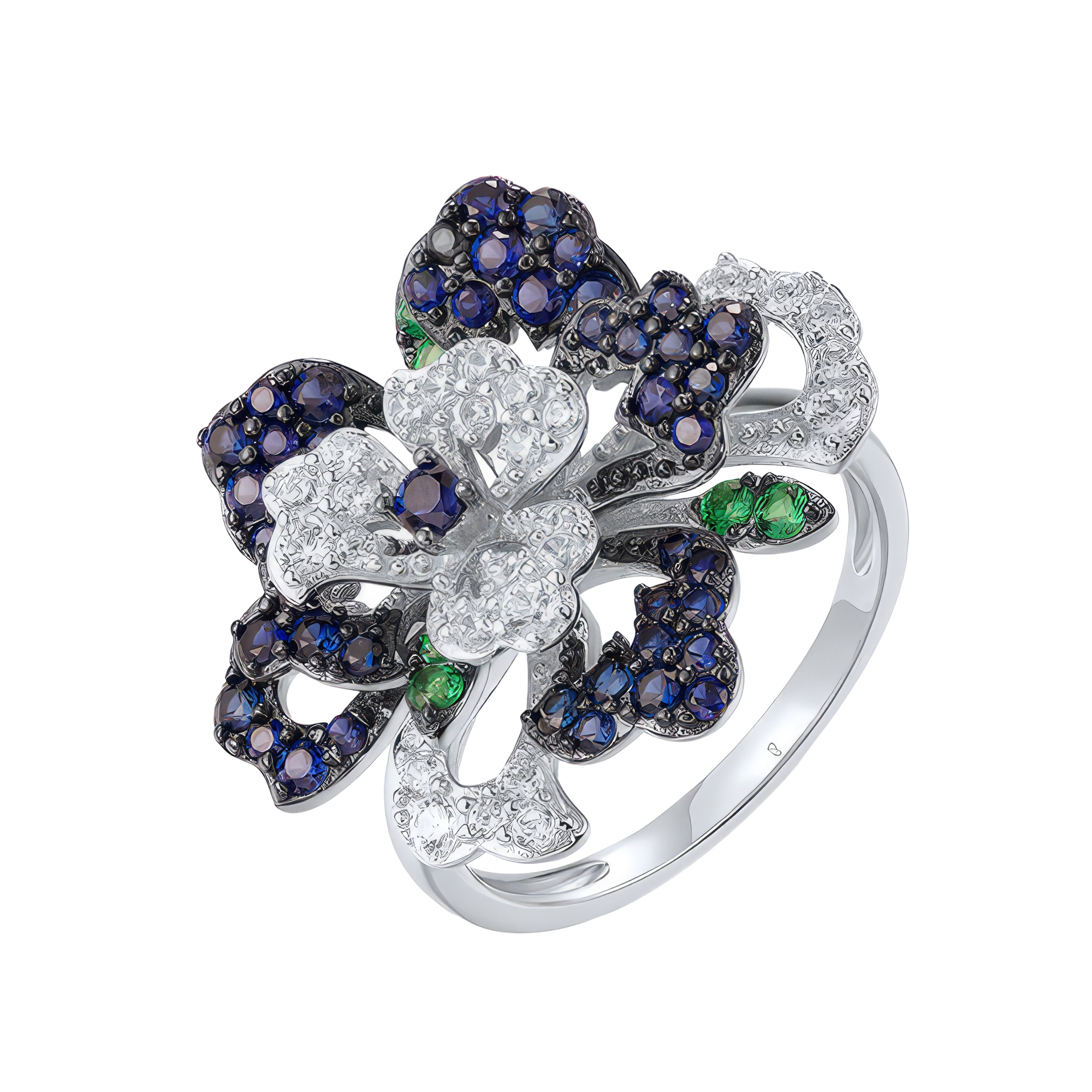 Paveikslėlis Sidabrinis žiedas su cirkoniais