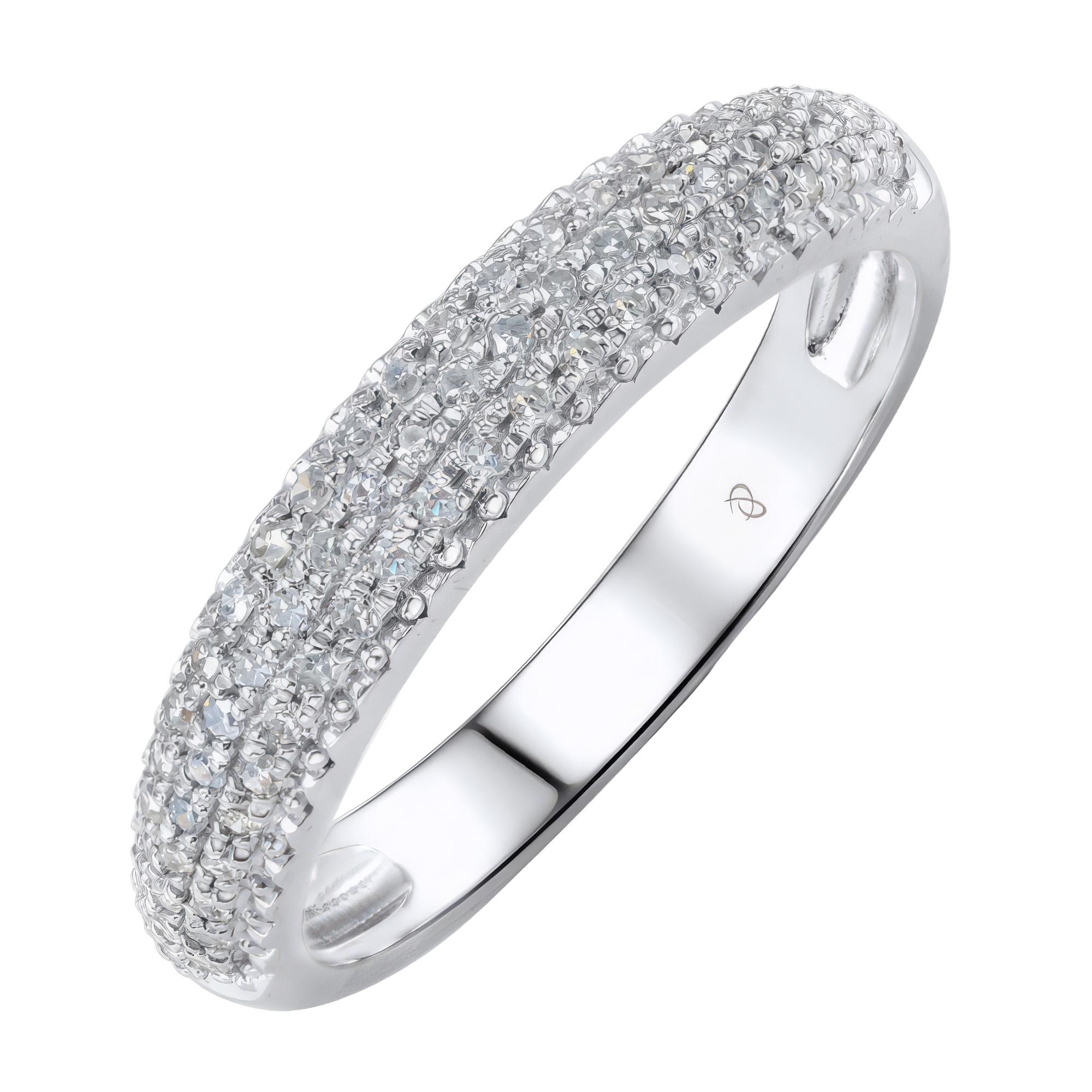 Изображение Кольцо из белого золота с бриллиантами