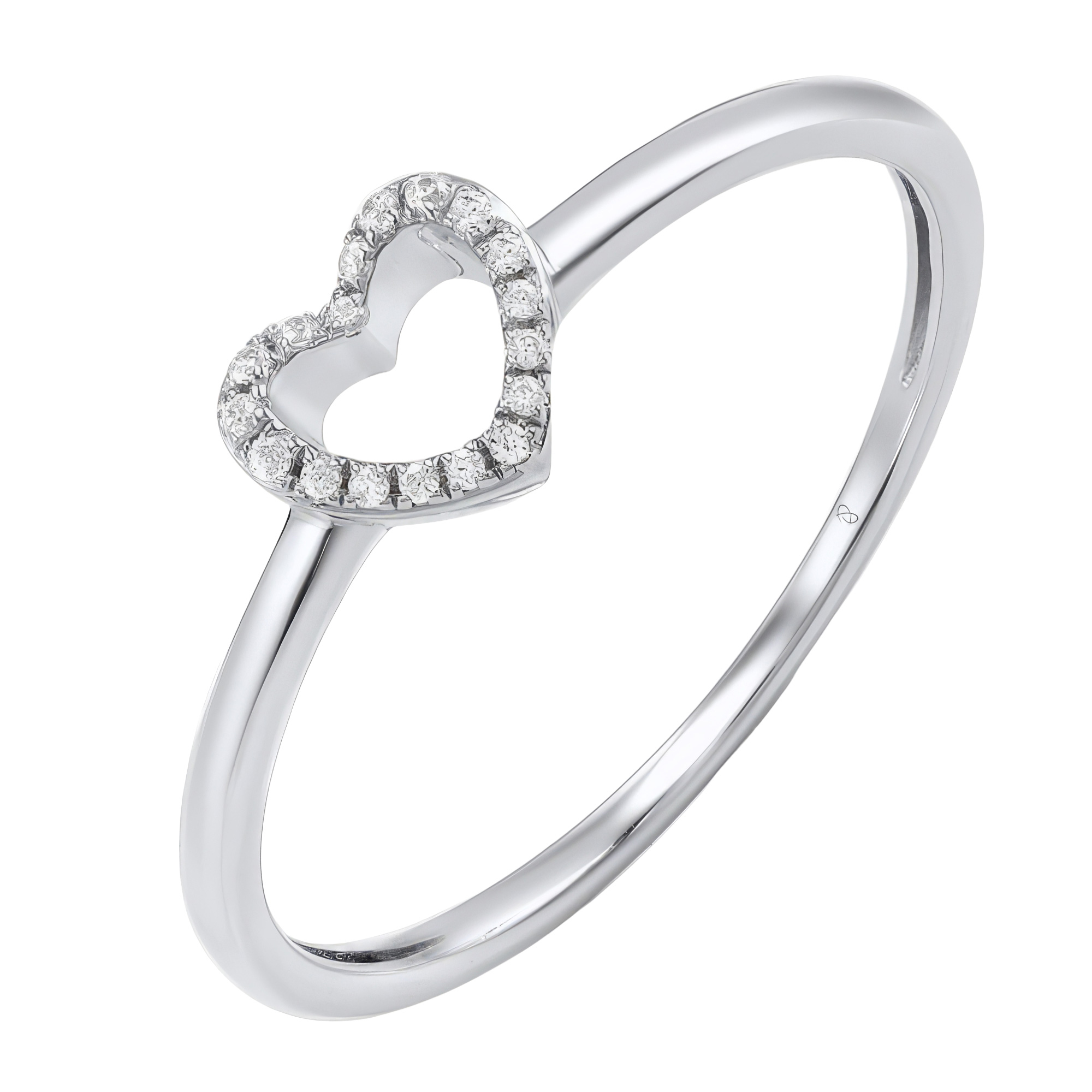 Изображение Кольцо из белого золота с бриллиантами