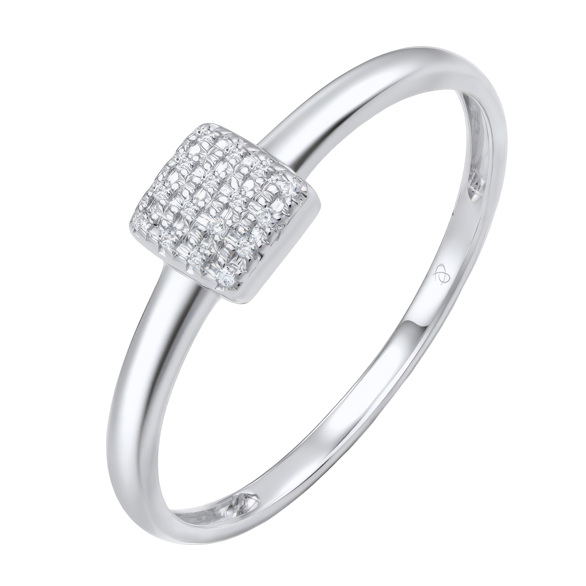 Изображение Кольцо из белого золота с бриллиантами