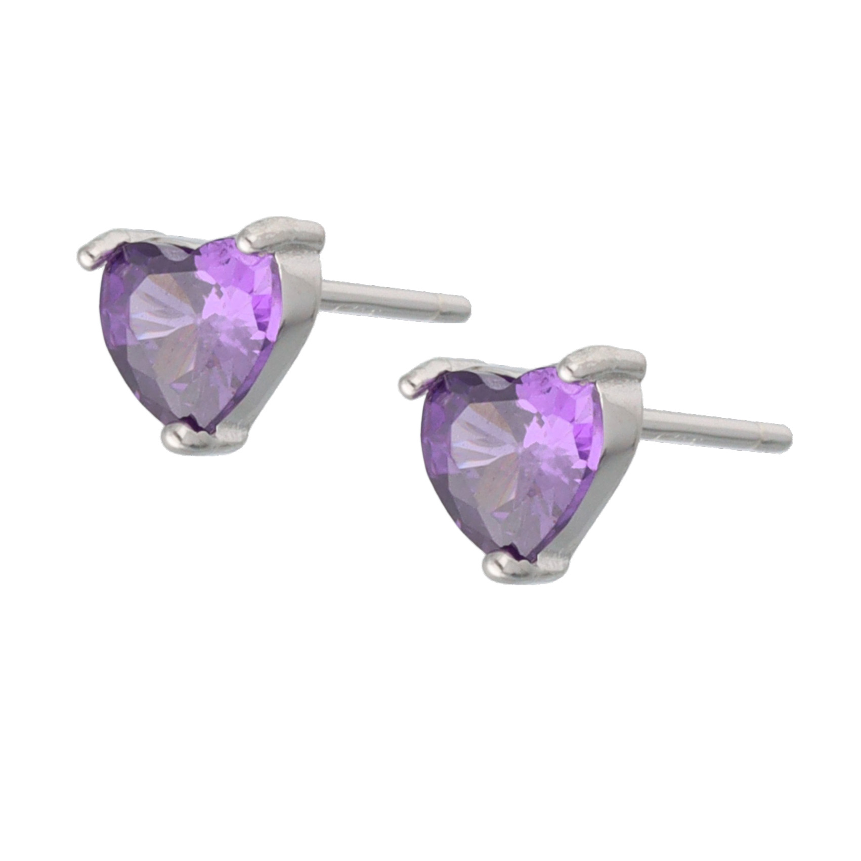 Paveikslėlis Sidabriniai auskarai su cirkoniais