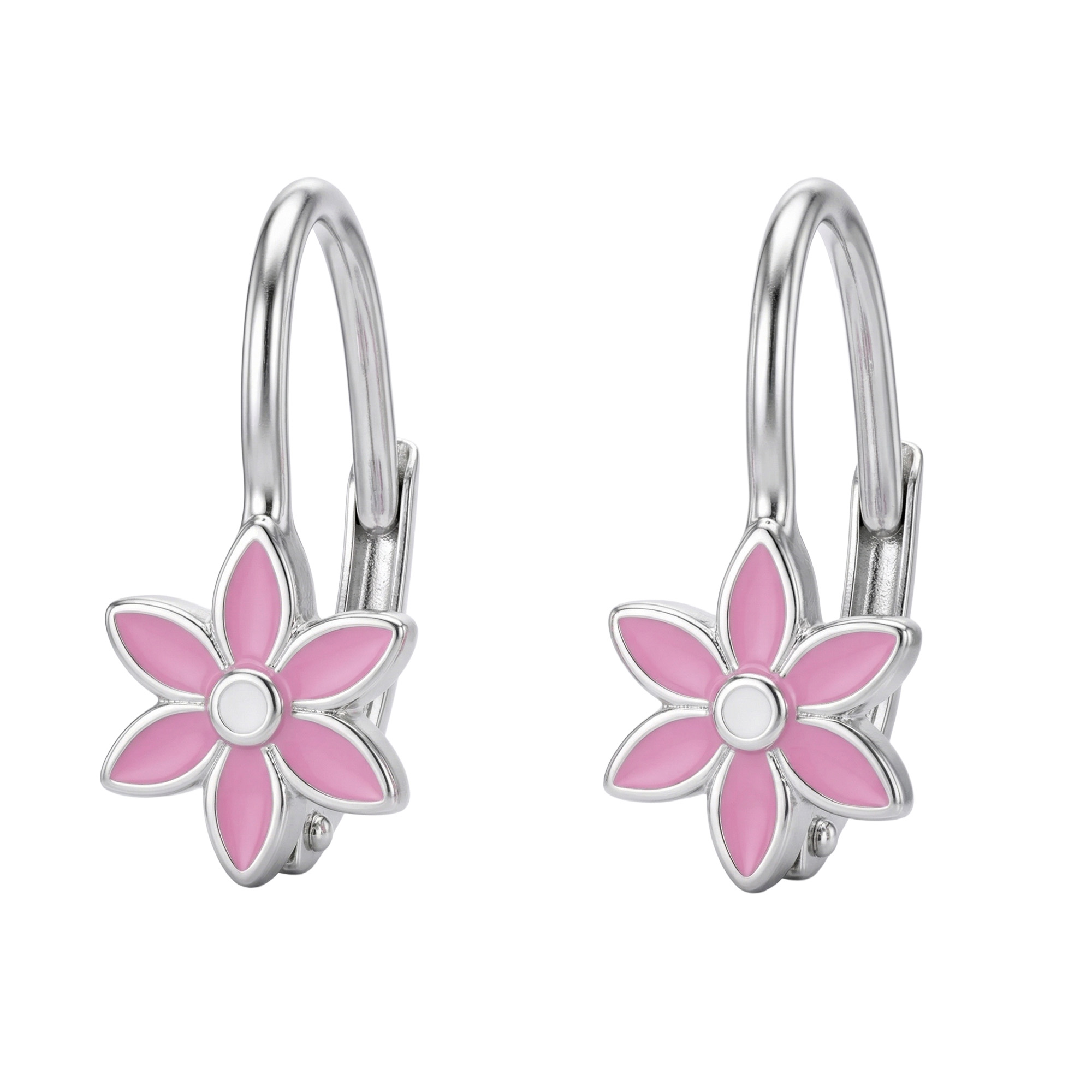 Paveikslėlis Sidabriniai auskarai su emaliu