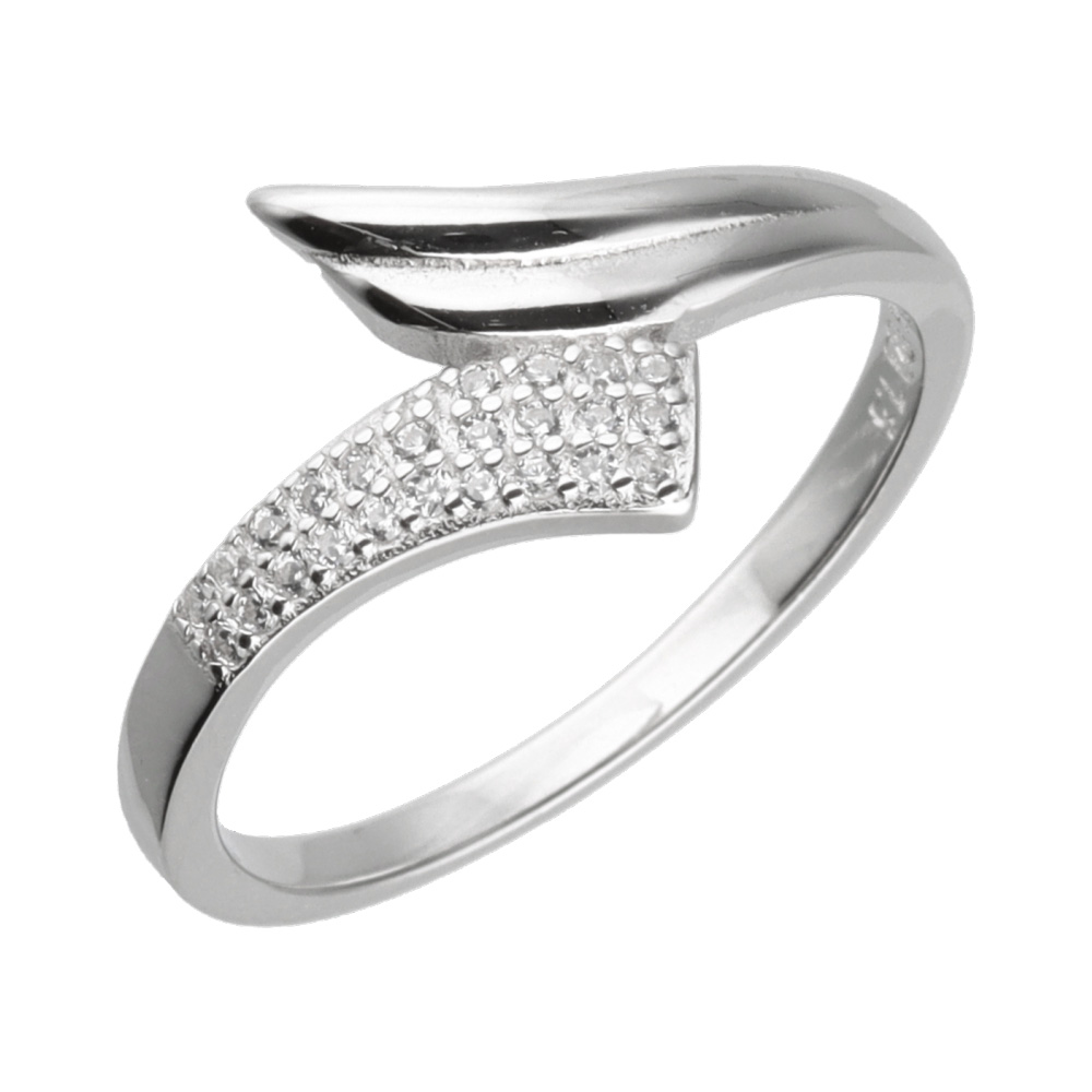 Paveikslėlis Sidabrinis žiedas su cirkoniais