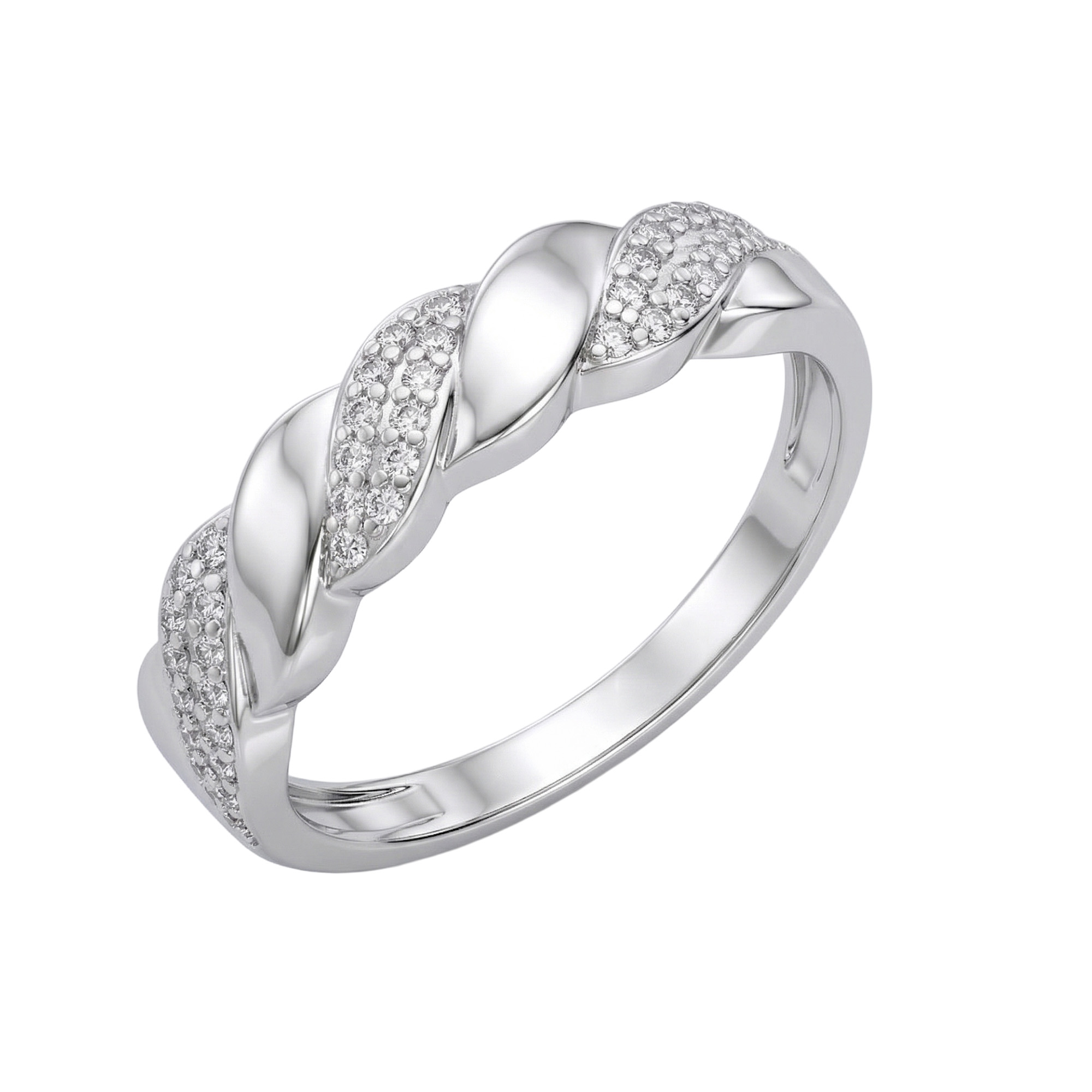 Paveikslėlis Sidabrinis žiedas su cirkoniais