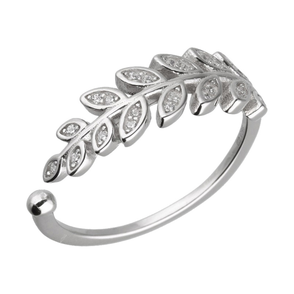 Paveikslėlis Sidabrinis žiedas su cirkoniais