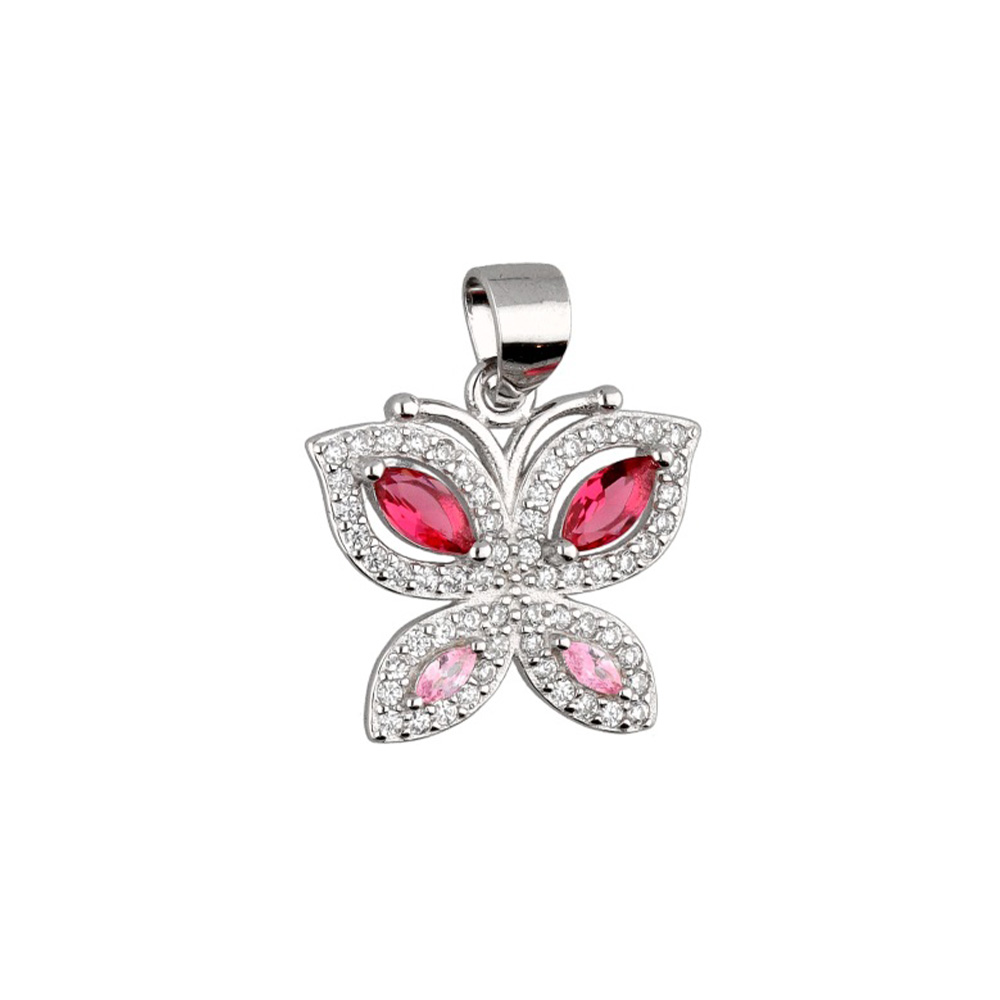 Paveikslėlis Sidabrinis pakabukas su cirkoniais