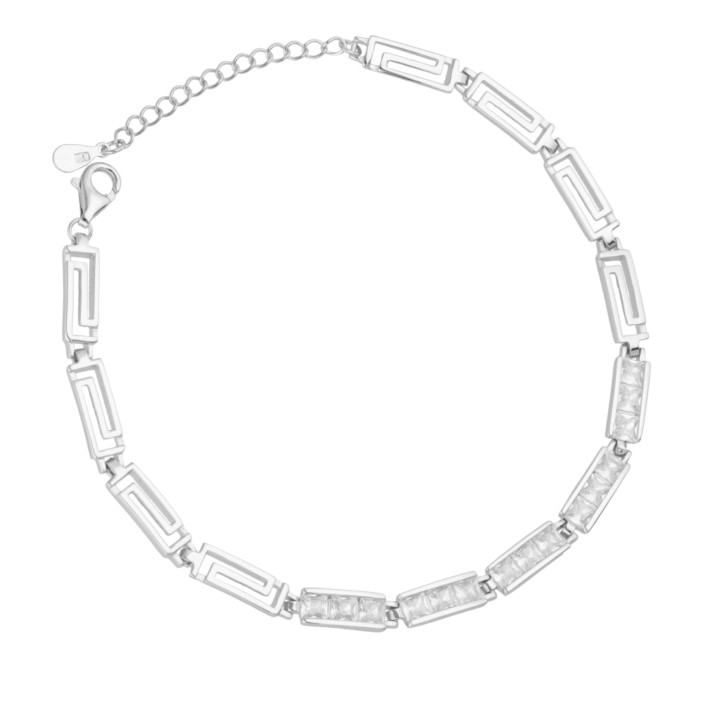 Paveikslėlis Sidabrinė apyrankė su cirkoniais