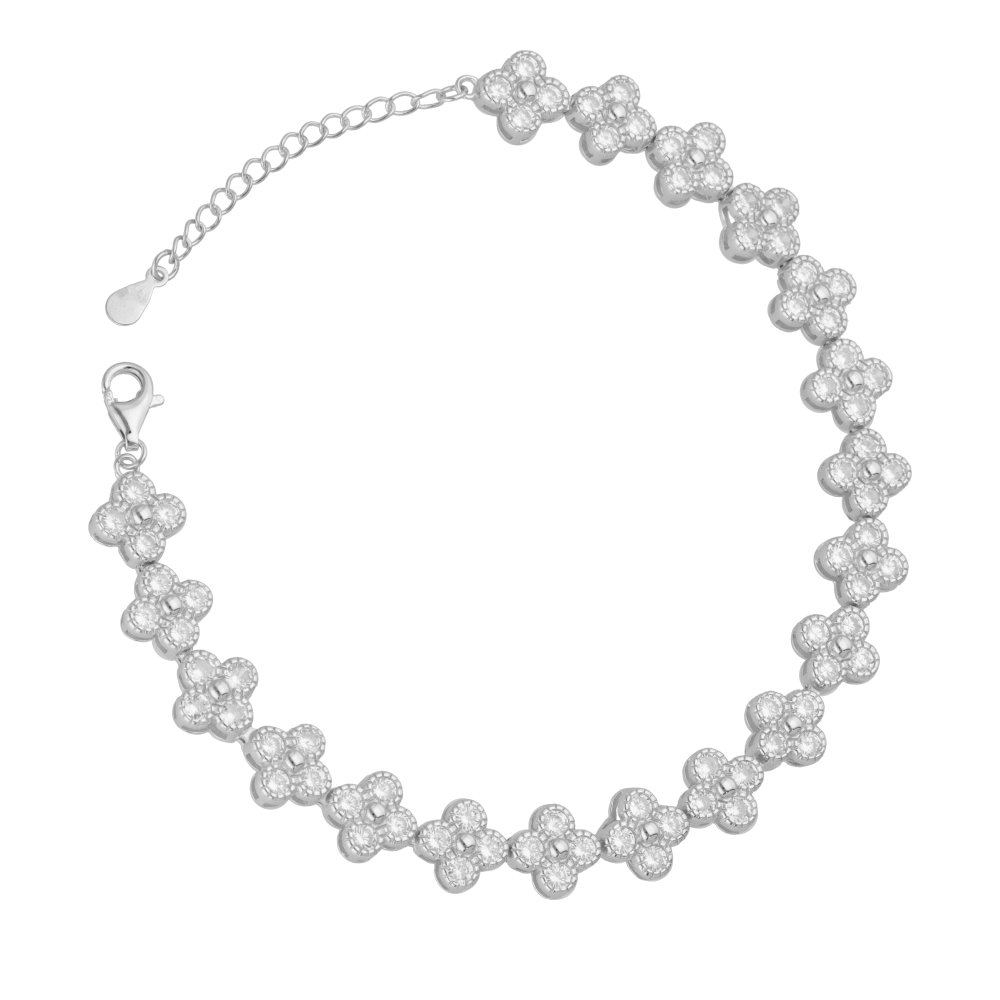 Paveikslėlis Sidabrinė apyrankė su cirkoniais