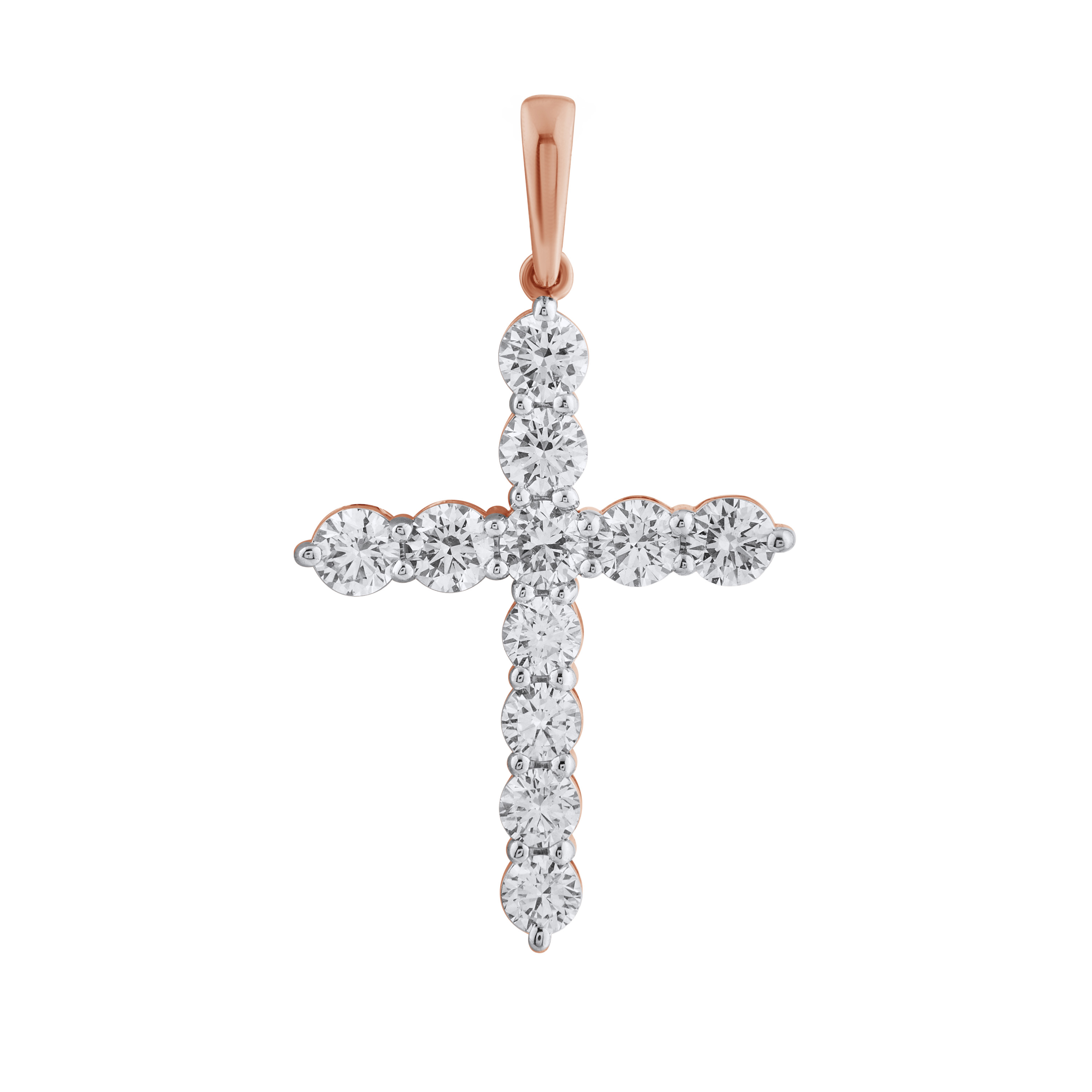 Paveikslėlis Auksinis kryželis su LAB deimantais