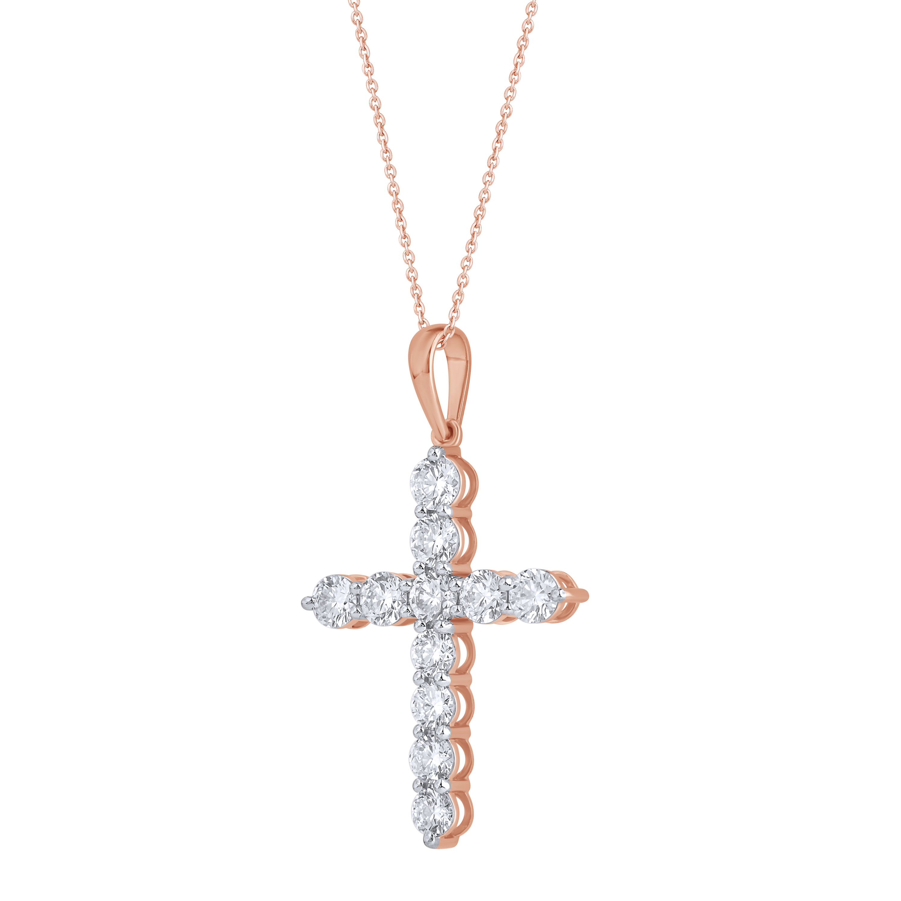 Paveikslėlis Auksinis kryželis su LAB deimantais