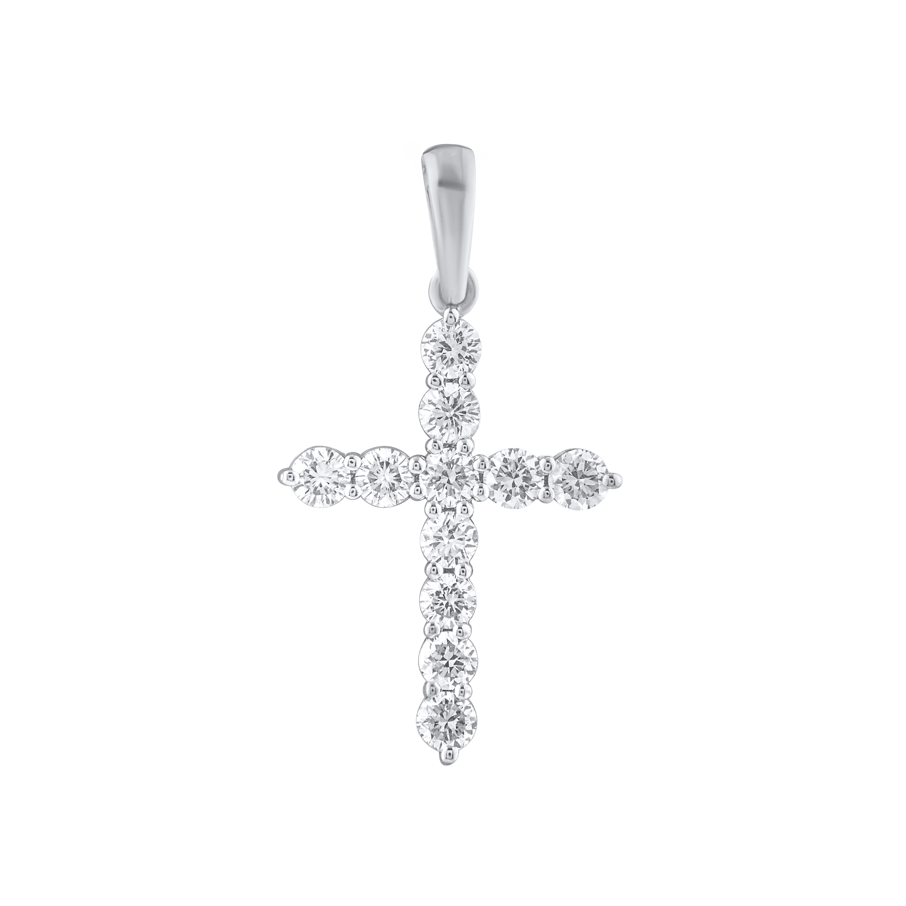 Paveikslėlis Balto aukso kryželis su LAB deimantais