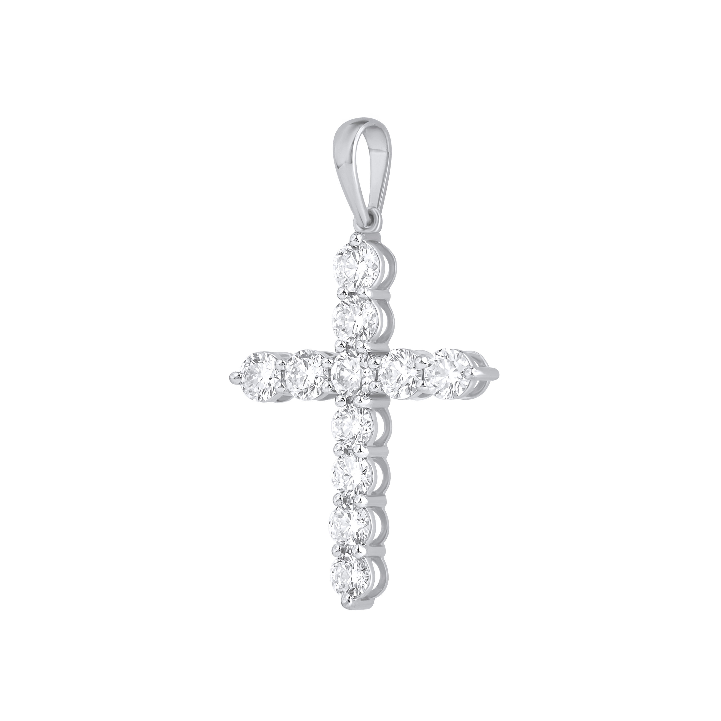 Paveikslėlis Balto aukso kryželis su LAB deimantais