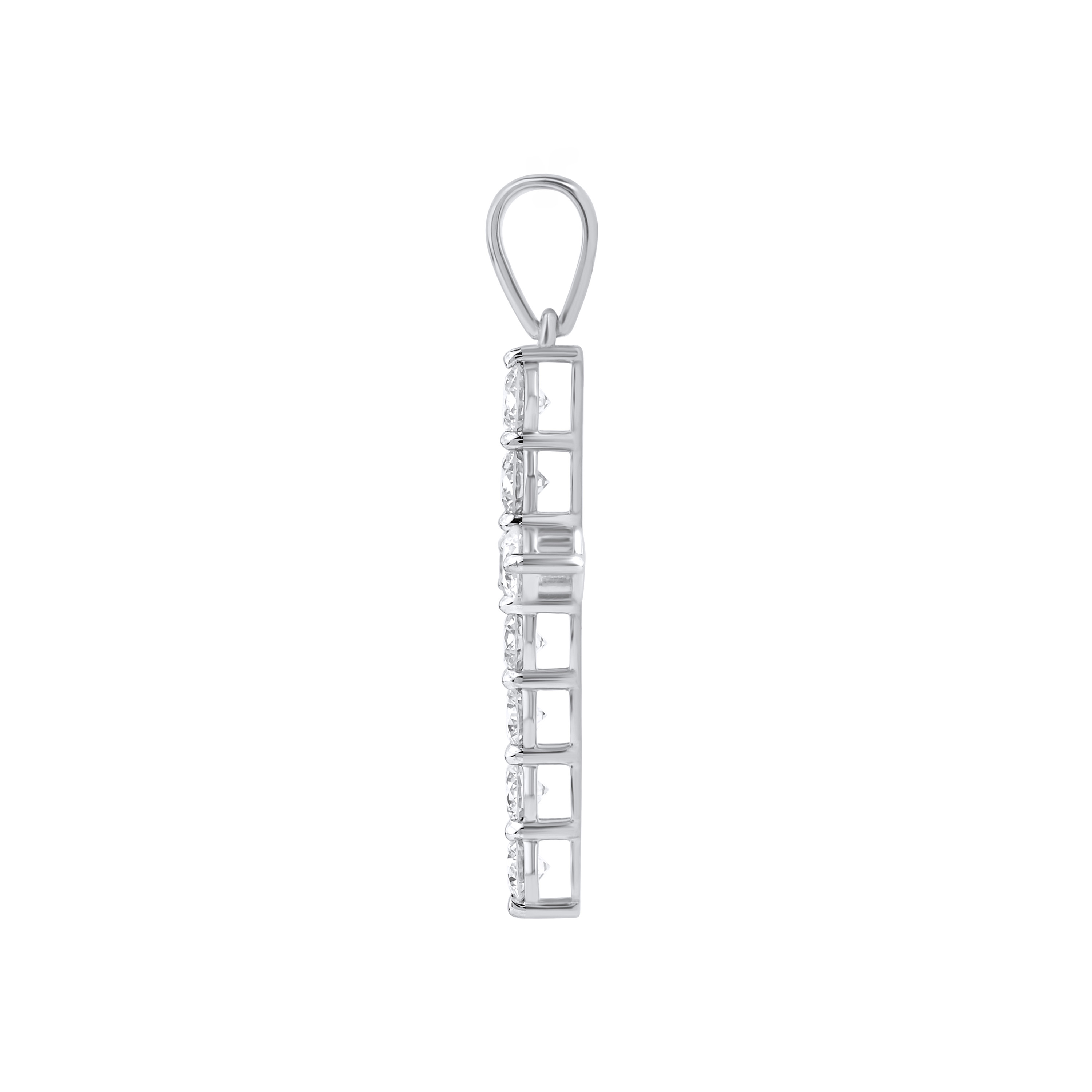 Paveikslėlis Balto aukso kryželis su LAB deimantais