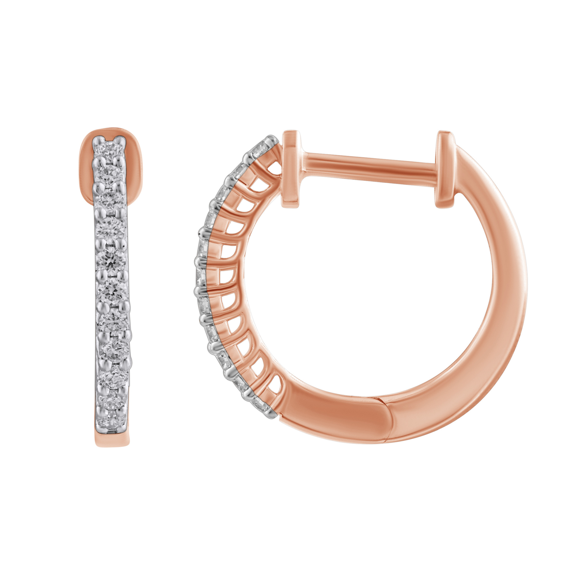 Paveikslėlis Auksiniai auskarai su briliantais