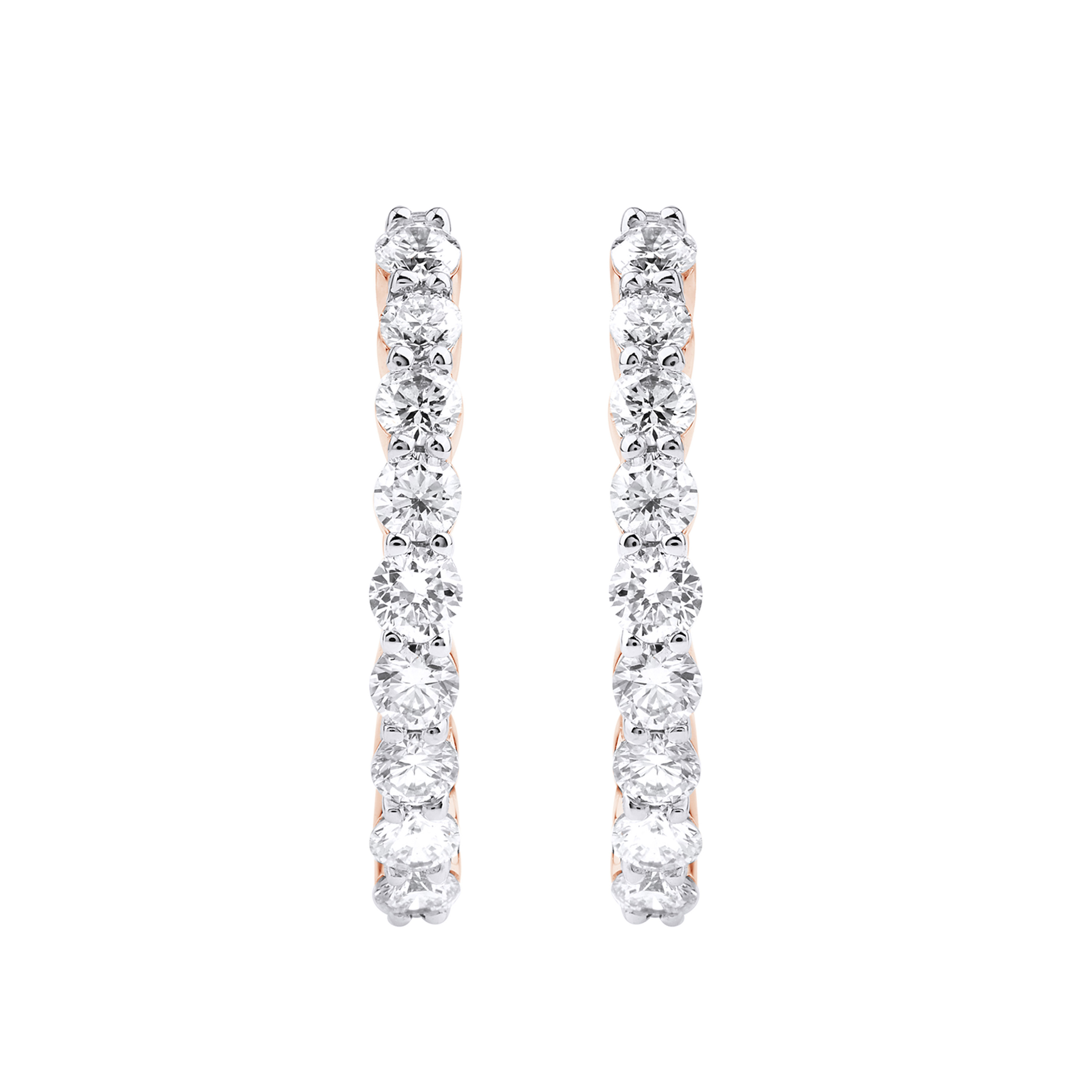 Изображение Золотые серьги с бриллиантами