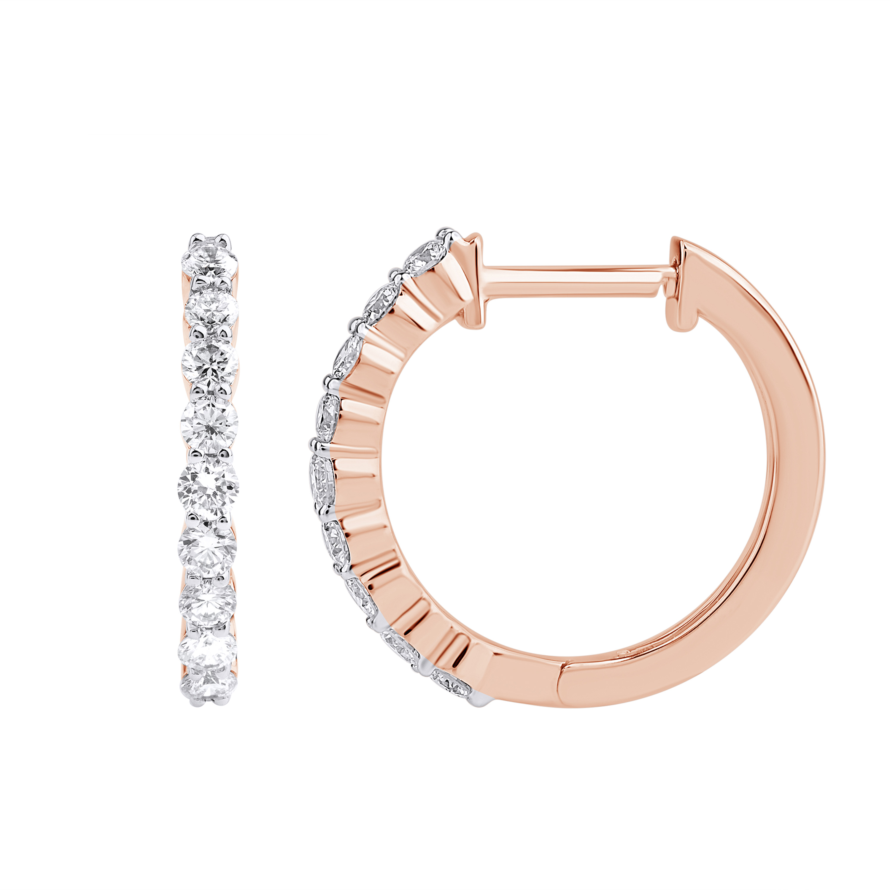 Изображение Золотые серьги с бриллиантами