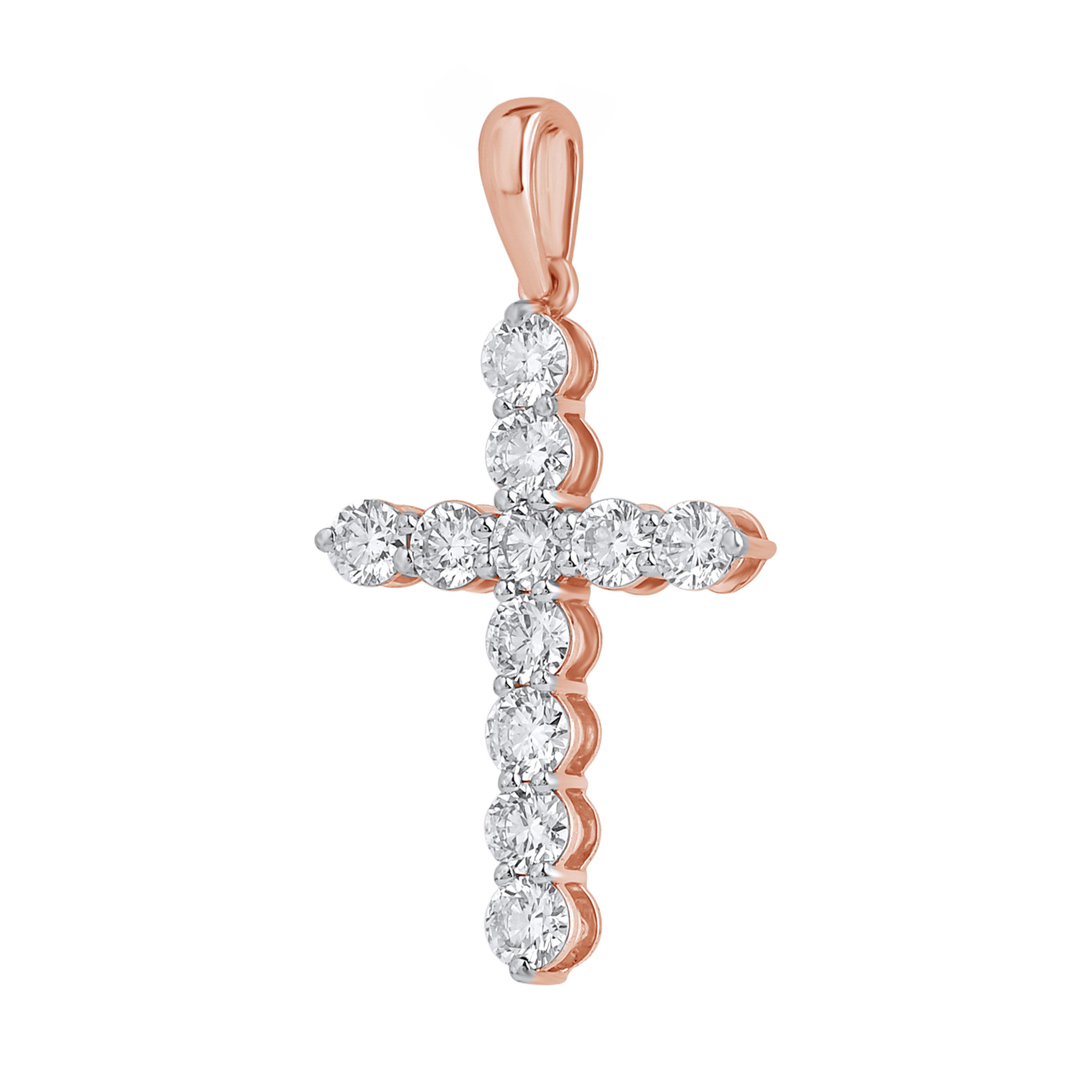 Paveikslėlis Auksinis kryželis su briliantais