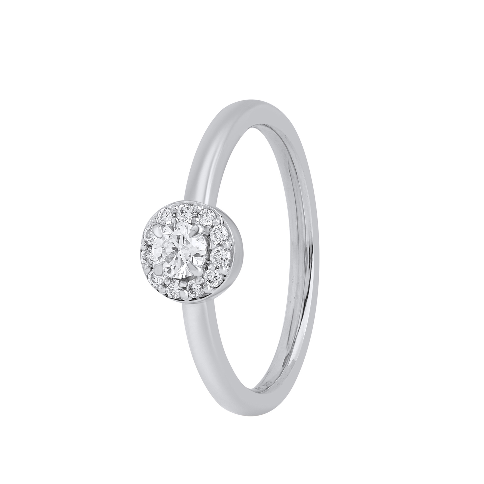 Paveikslėlis Balto aukso žiedas su LAB deimantais