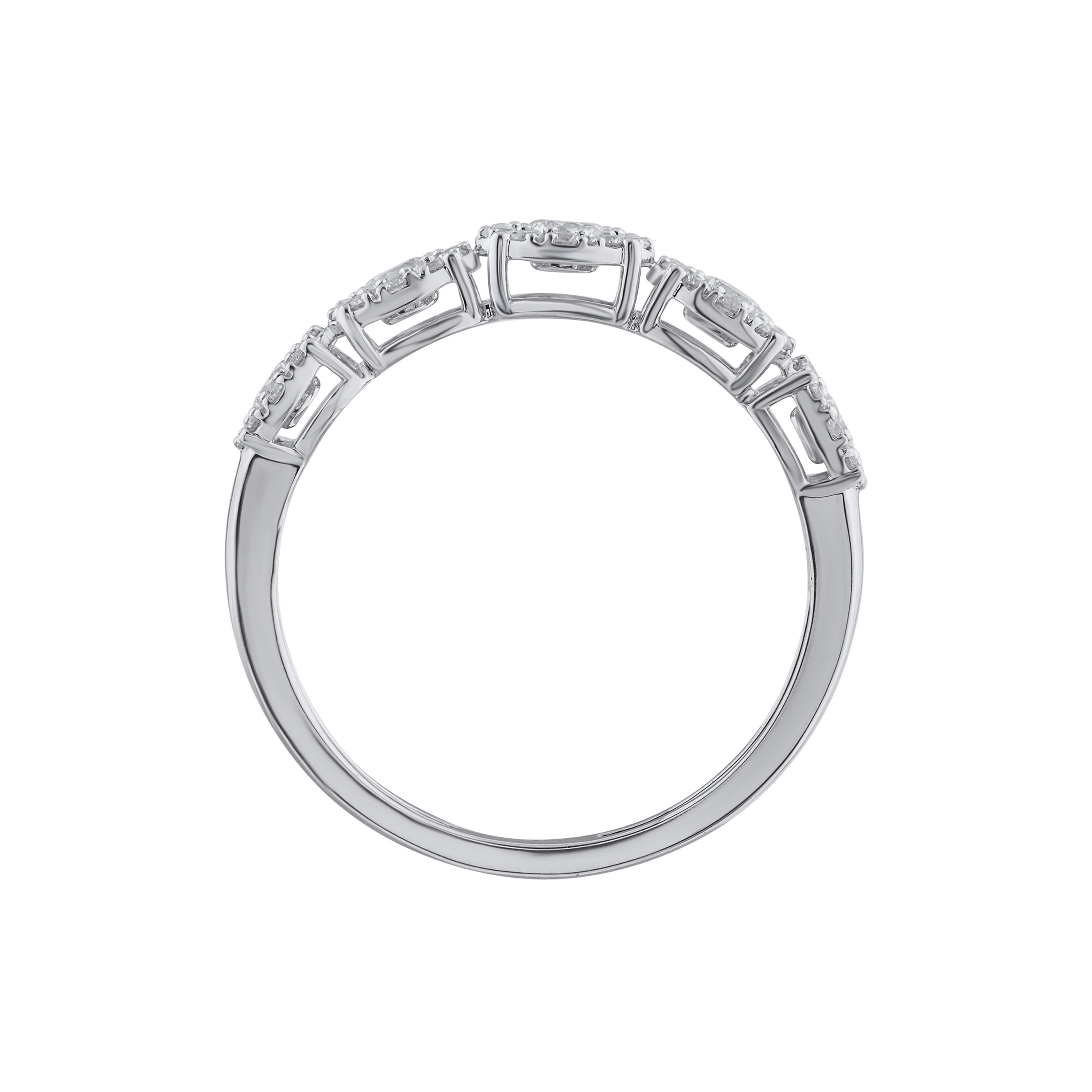 Paveikslėlis Balto aukso žiedas su LAB deimantais