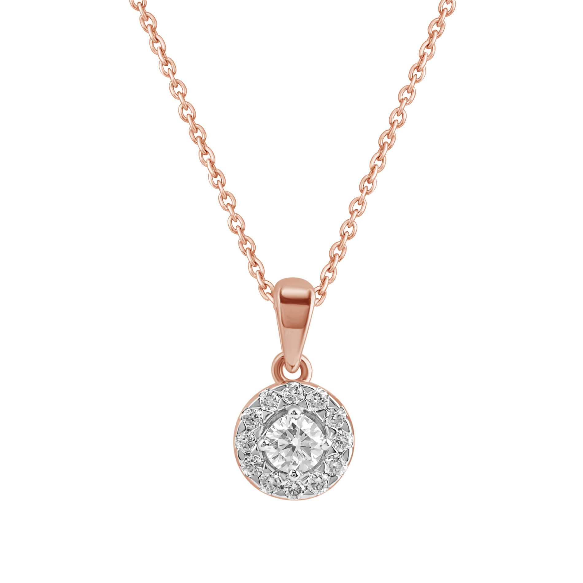 Paveikslėlis Auksinis pakabukas su LAB deimantais