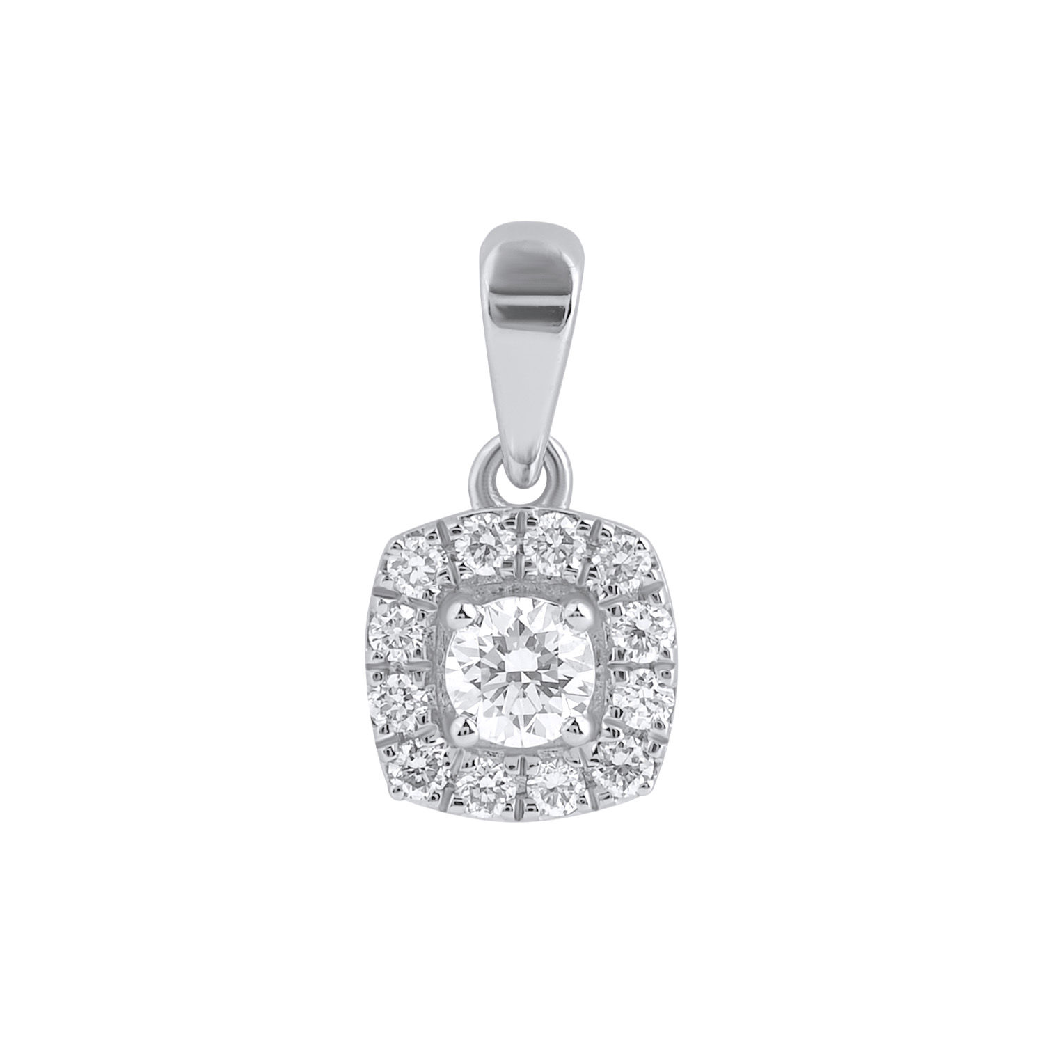 Paveikslėlis Balto aukso pakabukas su LAB deimantais