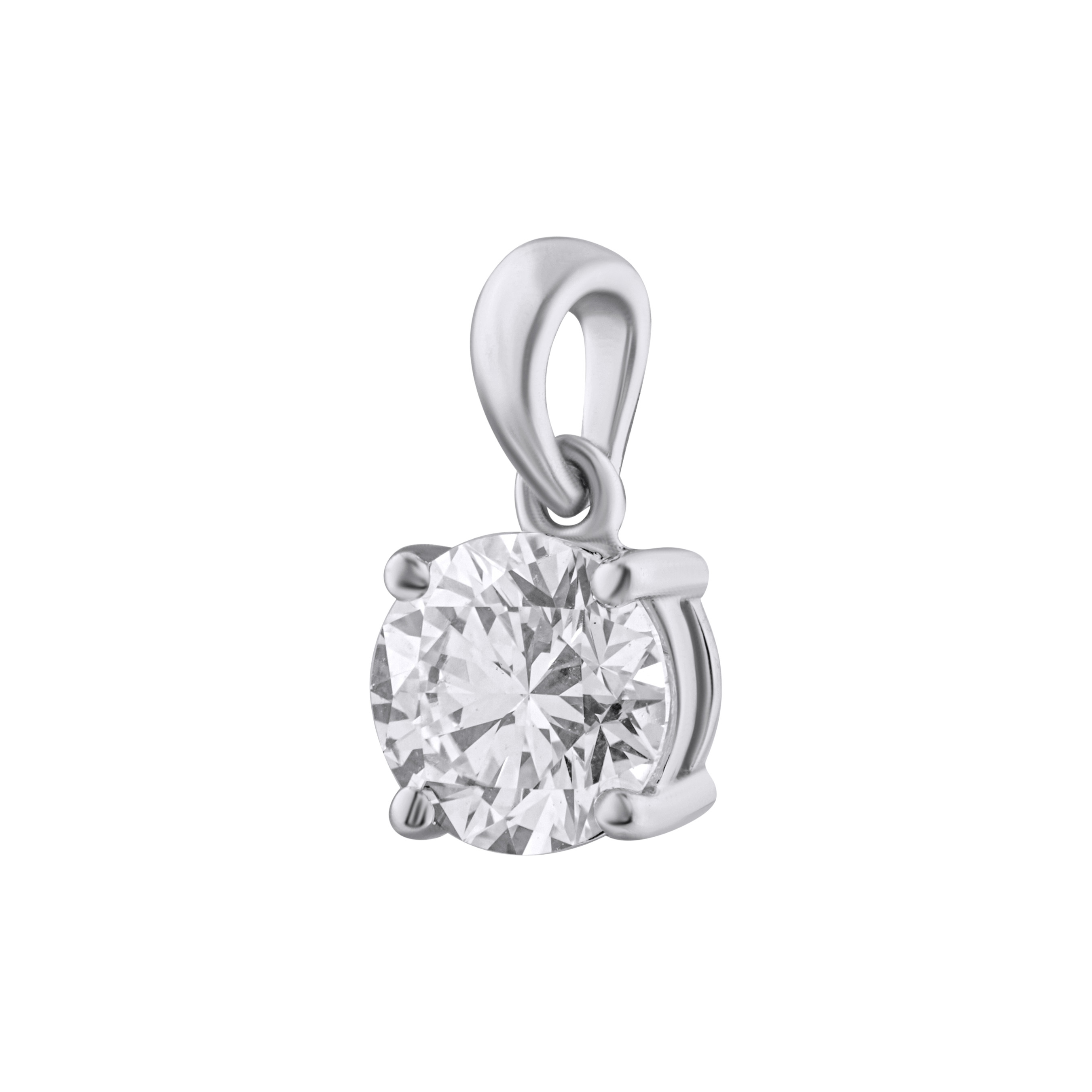 Paveikslėlis Balto aukso pakabukas su LAB deimantu