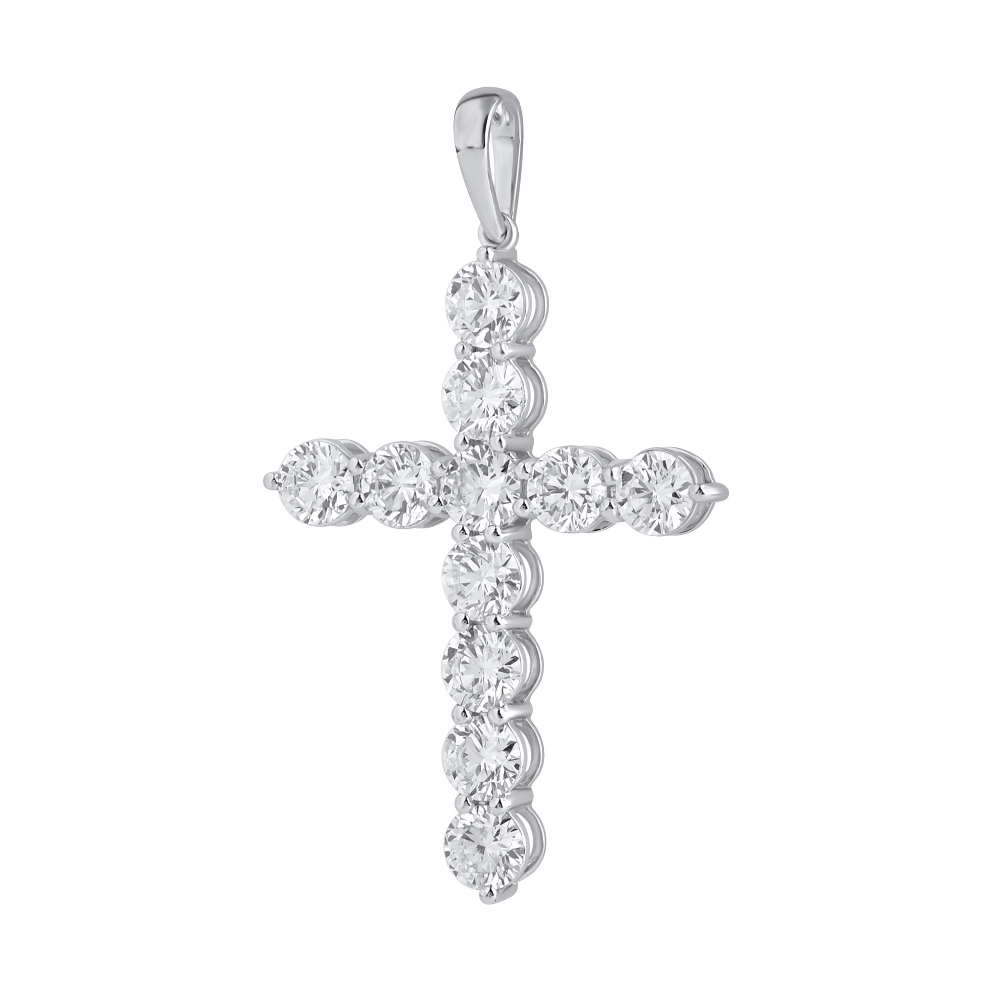 Paveikslėlis Balto aukso kryželis su LAB deimantais