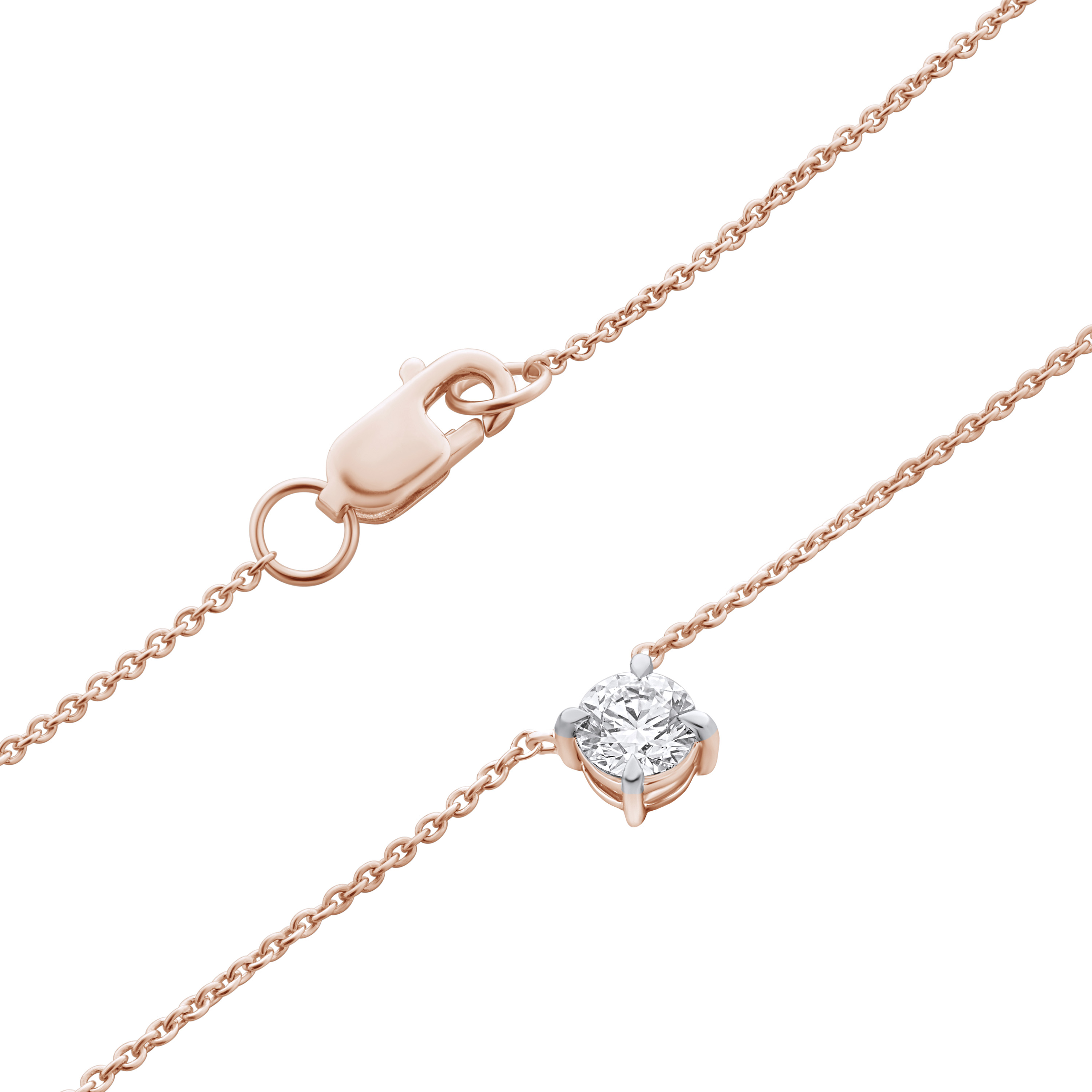 Изображение Золотая цепочка с LAB бриллиантом