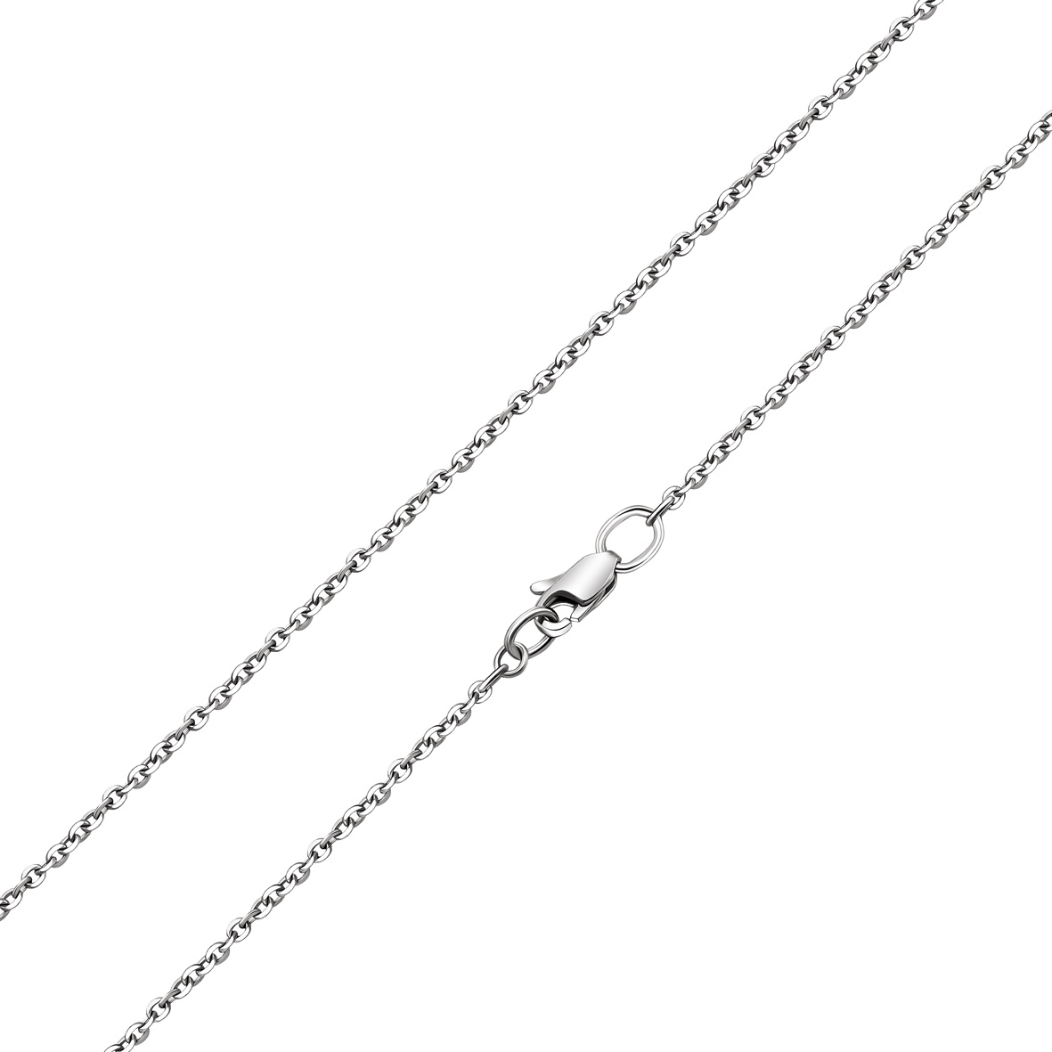 Изображение Цепочка из белого золота "Anchor"