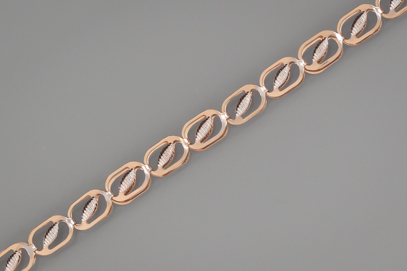 Изображение Золотой браслет 18,5 см