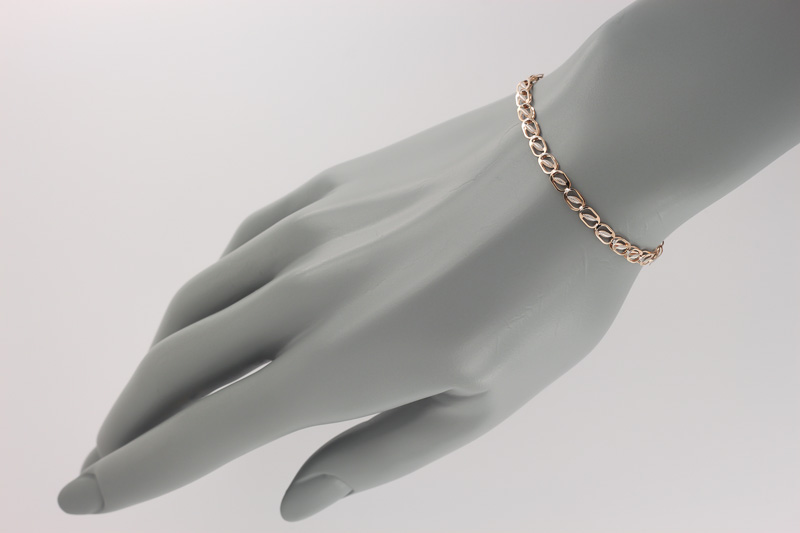 Изображение Золотой браслет 18,5 см