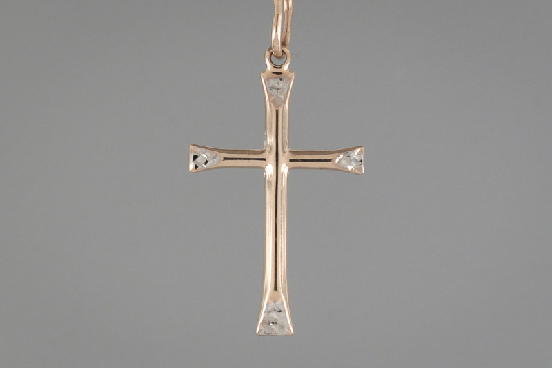 Изображение Золотой католический крестик