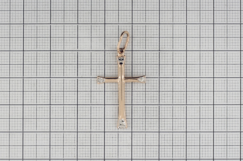 Изображение Золотой католический крестик