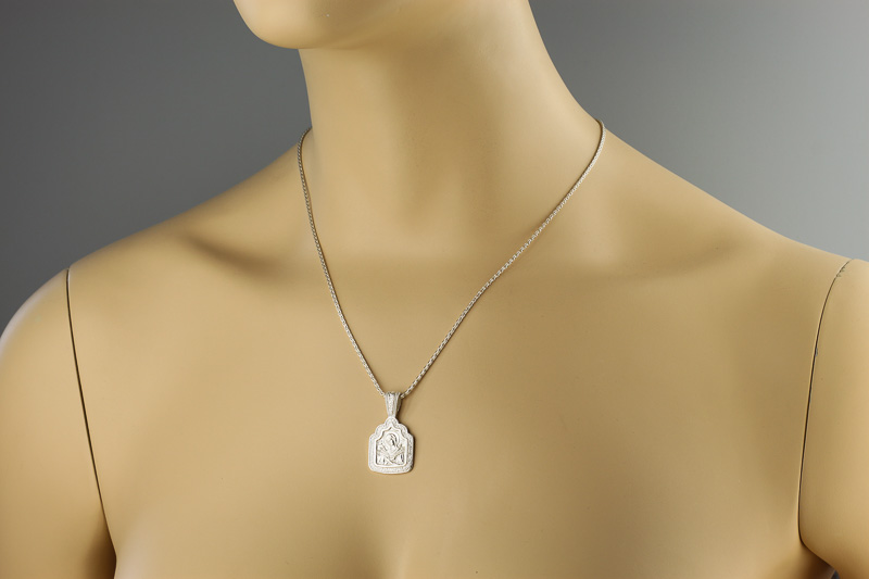 Изображение Серебряная подвеска (икона)
