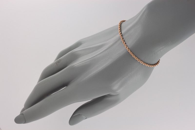 Изображение Золотой браслет "Rope"