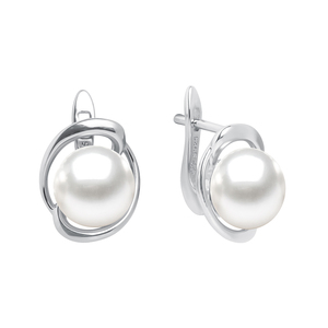 Paveikslėlis Sidabriniai auskarai su perlais