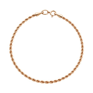 Paveikslėlis Auksinė apyrankė "Rope"