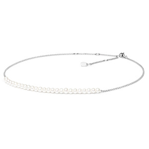 Изображение Серебряная цепочка с жемчугом