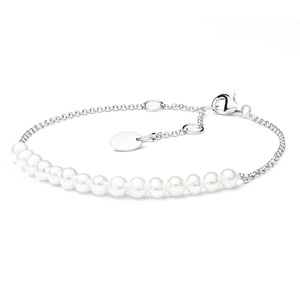 Paveikslėlis Sidabrinė apyrankė su perlais